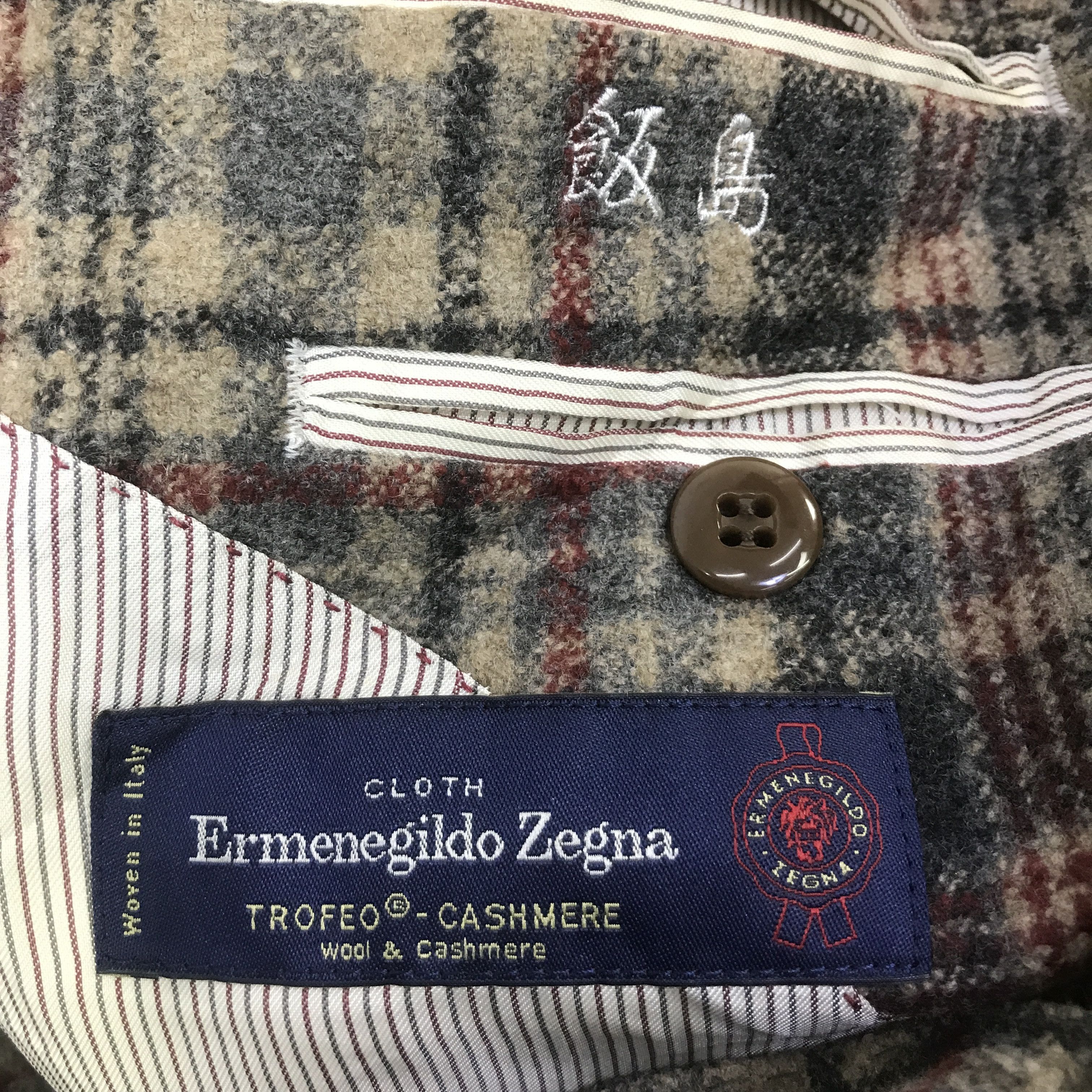 Ermenegildo Zegna ERMENEGILDO ZEGNA TARTAN BLAZER COAT JACKET K138B10 Size US L / EU 52-54 / 3 - 11 Thumbnail