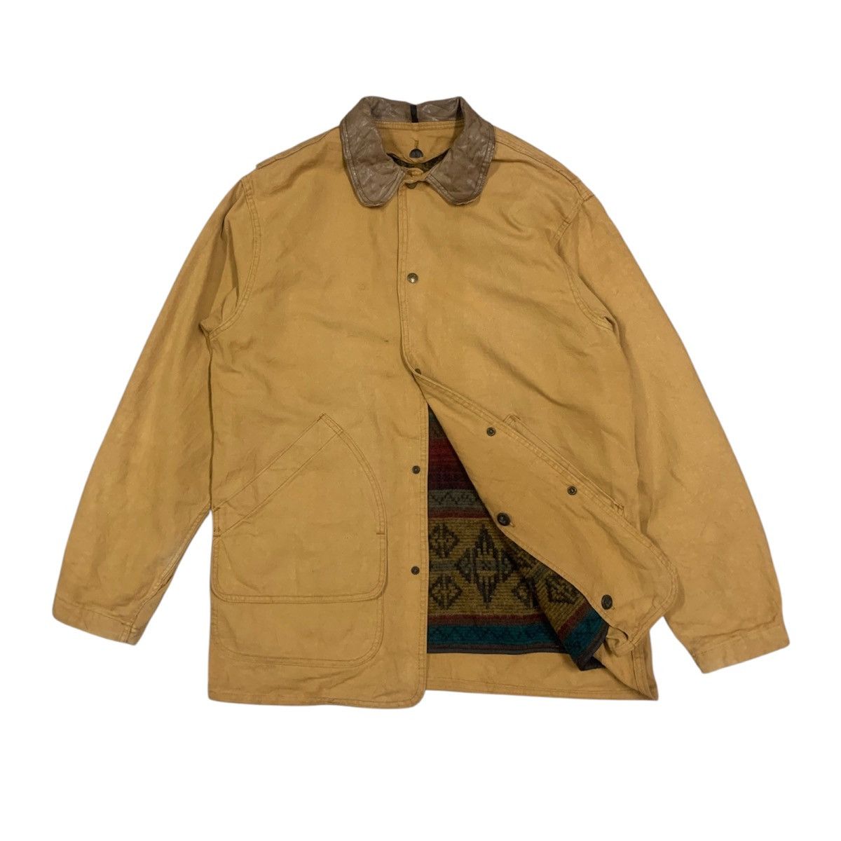 Woolrich Woolen Mills Vtg Woolrich Duck Canvas Blanket Lined Hunting Jacket Size US M / EU 48-50 / 2 - 1 Thumbnail