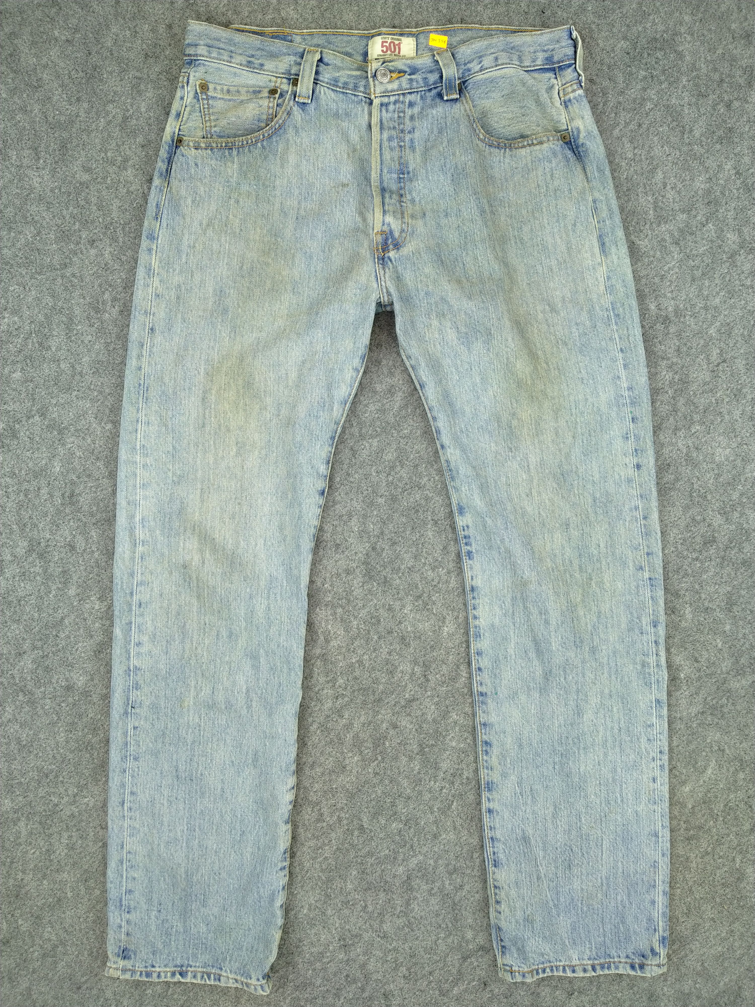 Levi's Light Wash Vintage Levi's 501 33x32.5 Denim -JN354 Size US 33 - 1 Thumbnail