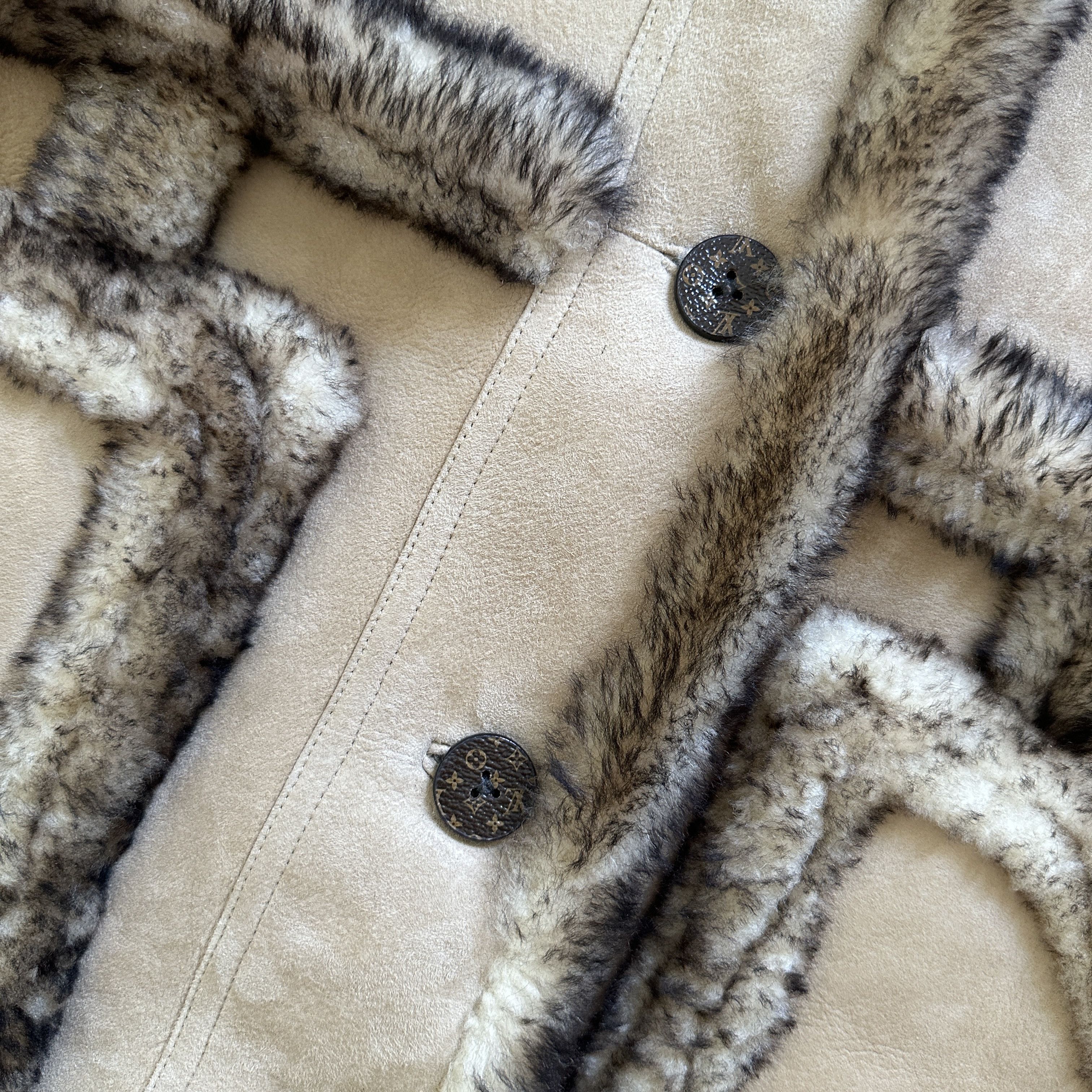 Louis Vuitton 1 of 1 Prototype Shearling Fur Coat Size XS / US 0-2 / IT 36-38 - 6 Thumbnail