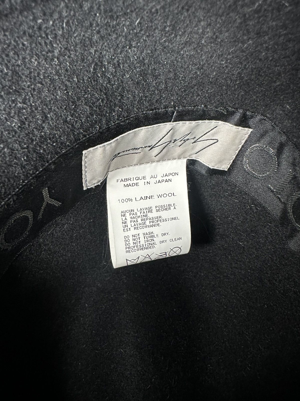 Yohji Yamamoto Wool hat Size ONE SIZE - 5 Thumbnail