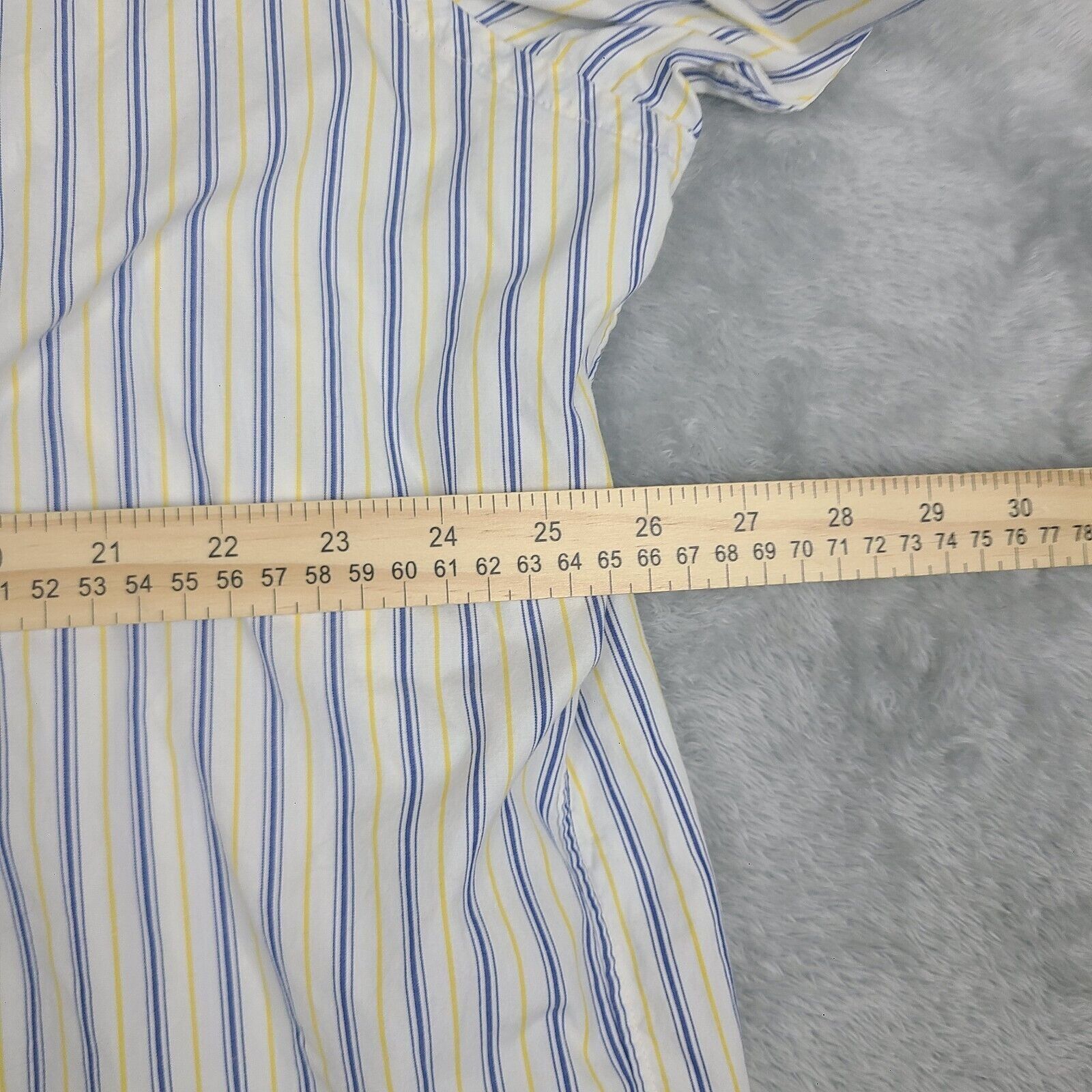 Polo Ralph Lauren Polo Ralph Lauren Shirt Mens Large Blake Two-Ply Striped Blu Size US XXL / EU 58 / 5 - 3 Thumbnail
