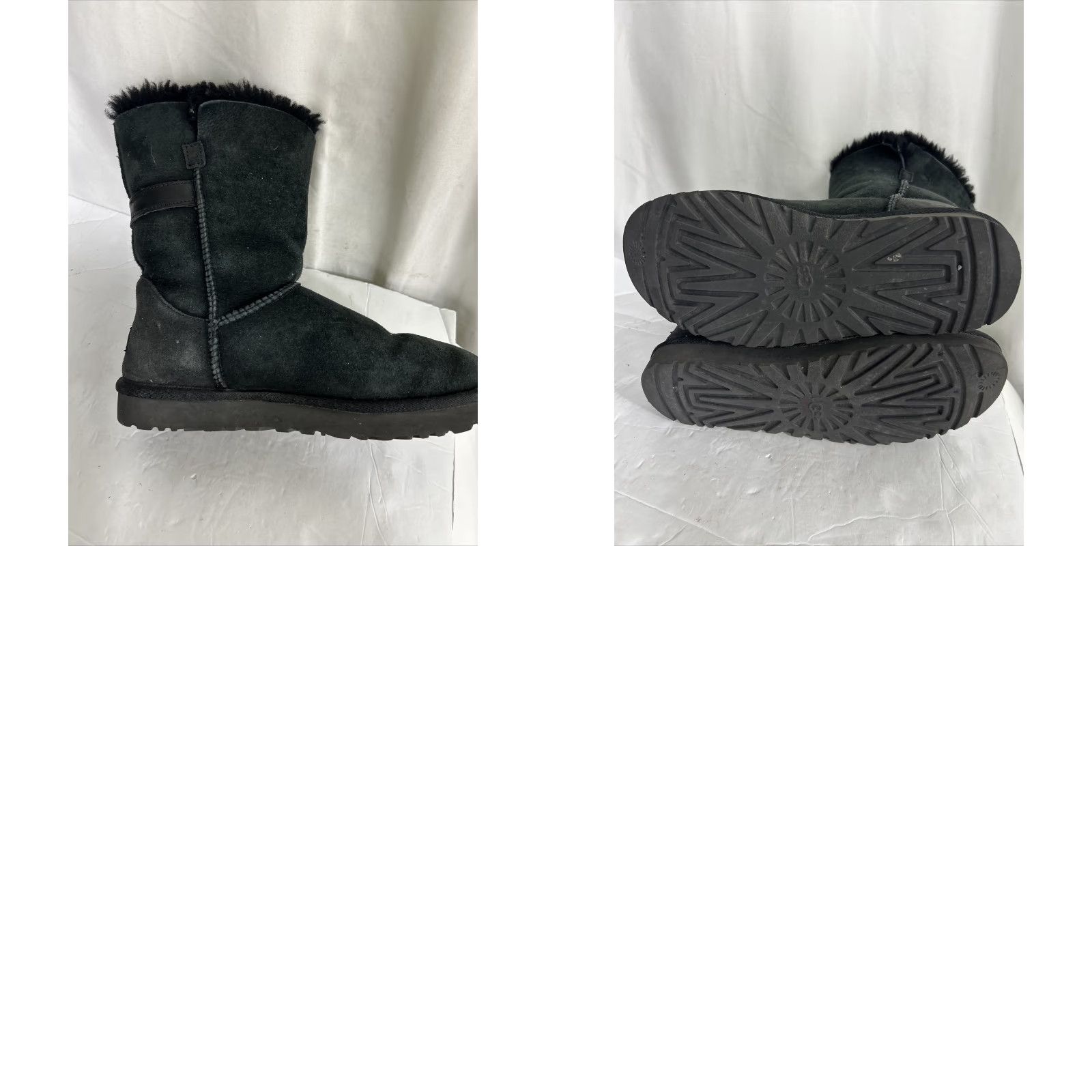 Ugg UGG Nash Buckle 1012446 Boot Women's Size 8 Black Suede Size US 8 / IT 38 - 10 Thumbnail