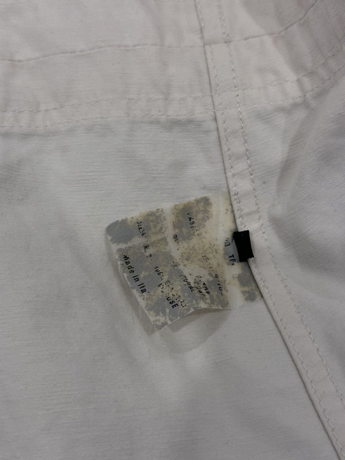 Tom Ford TOM FORD White Cotton-Twill Utility Jacket Size US L / EU 52-54 / 3 - 9 Thumbnail