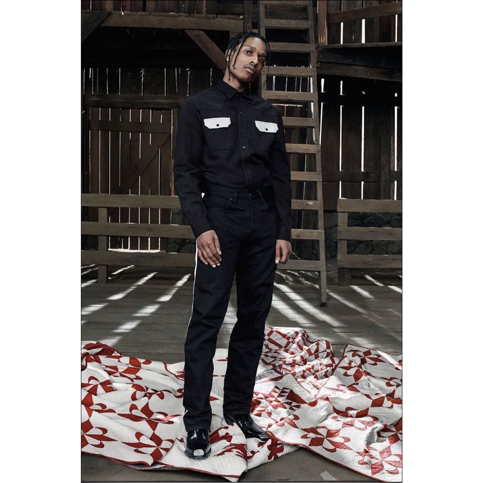 A$AP Rocky × Calvin Klein A$AP x Calvin Denim in Black High Waisted Size US 30 / EU 46 - 1 Thumbnail