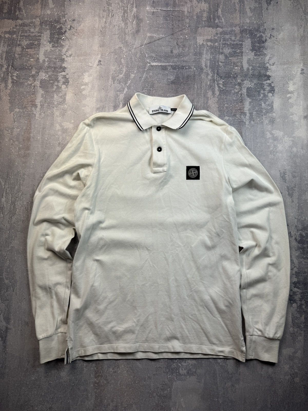 Stone Island Stone Island Long Sleeve Polo Patch 6 Program Shirt Size US M / EU 48-50 / 2 - 1 Thumbnail