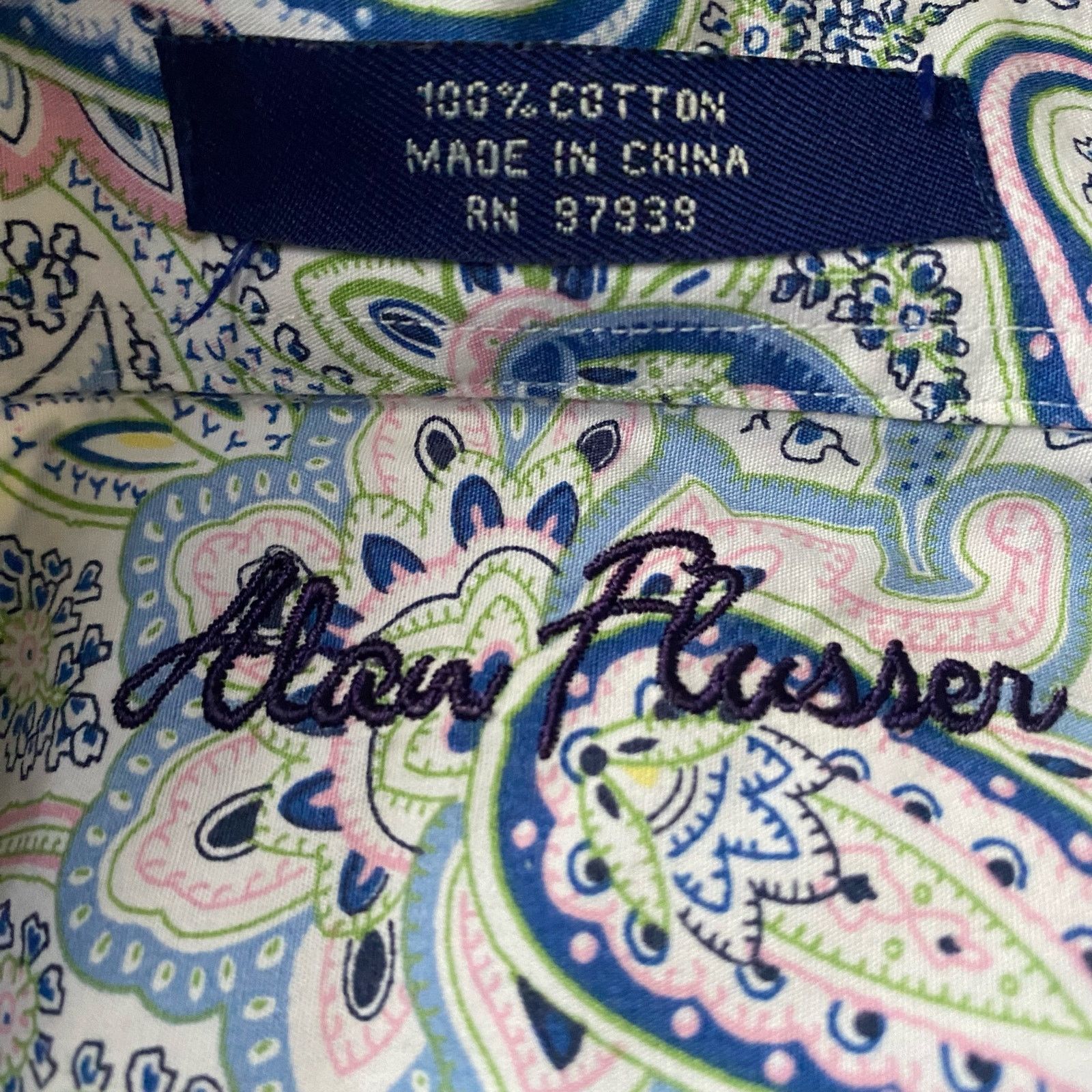 Alan Flusser Alan Flusser Paisley Print Long Sleeved Button Down Shirt Size US L / EU 52-54 / 3 - 7 Thumbnail