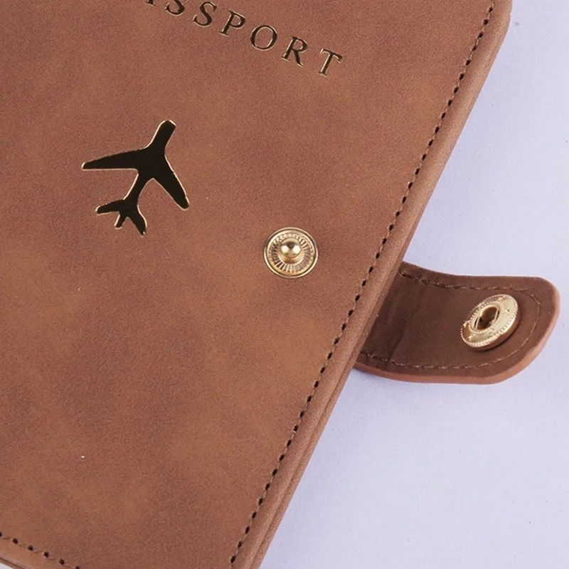 Japanese Brand × Passport Unisex Travel PU Leather Passport / Card Holder Size ONE SIZE - 4 Thumbnail