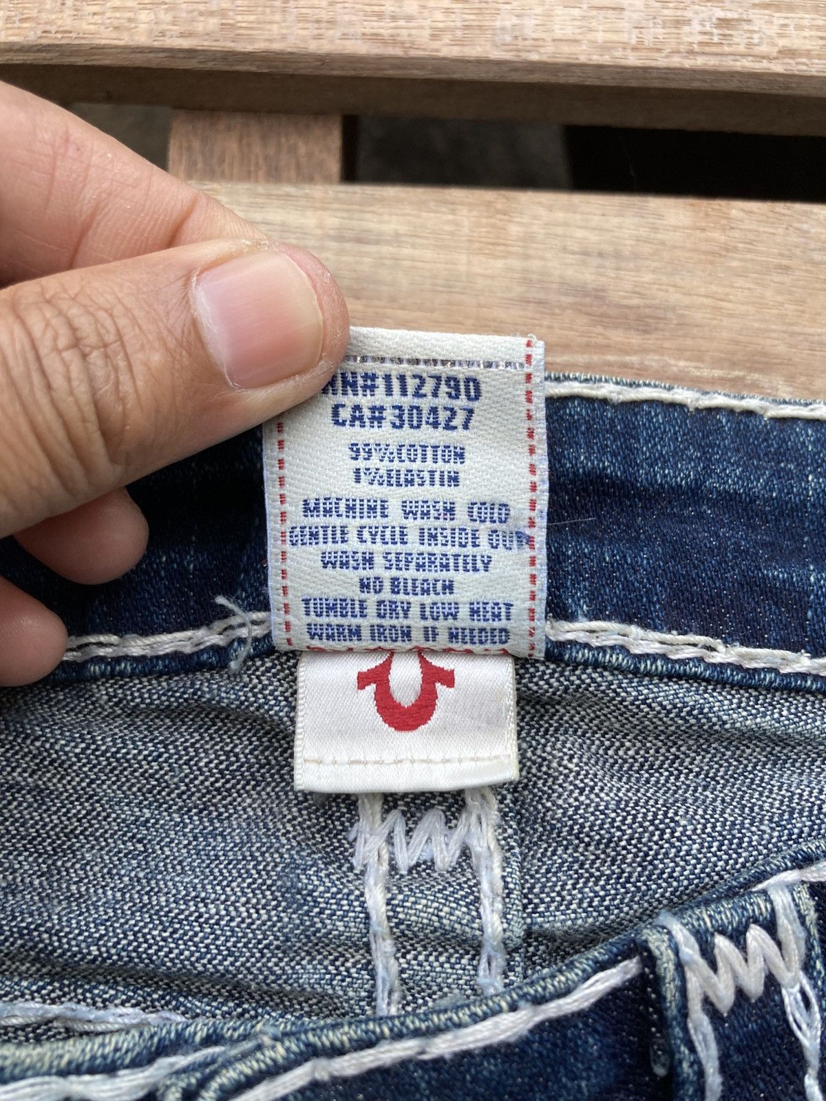 True Religion Y2K True Religion Flare Blue Jeans Size 28" / US 6 / IT 42 - 11 Thumbnail