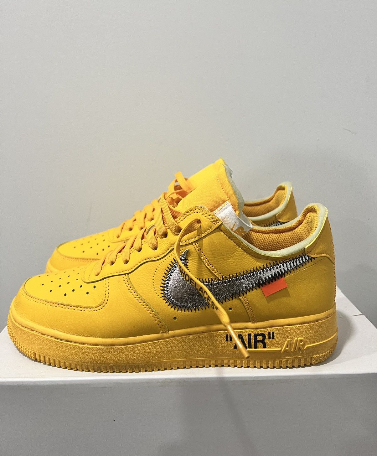 Nike × Off-White Nike Air Force 1 Low Off White ICA Gold Size US 7.5 / EU 40-41 - 3 Thumbnail