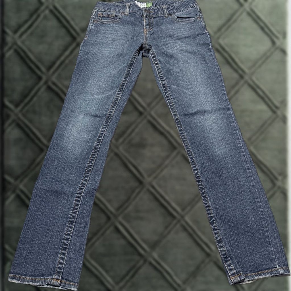 Vintage Aéropostale Bayla Jeans Women's Blue Denim Low Rise Skinny Fit Stretch - 9/10 Jeans Size 32" / US 10 / IT 46 - 1 Thumbnail