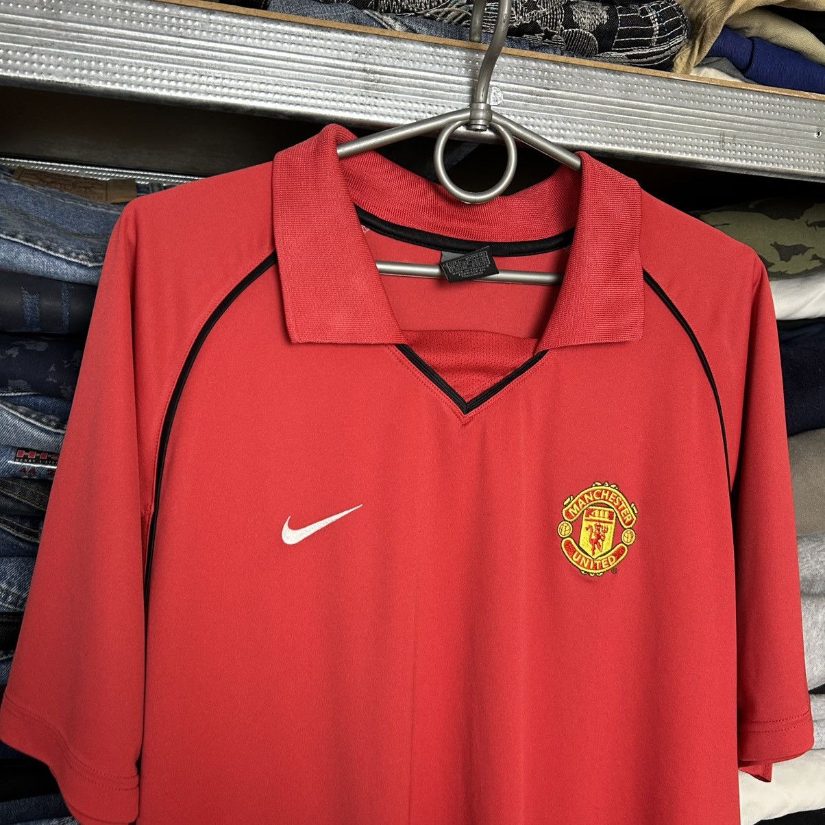 Nike Vintage Nike Manchester United 2000’s training soccer jersey Size US L / EU 52-54 / 3 - 2 Thumbnail