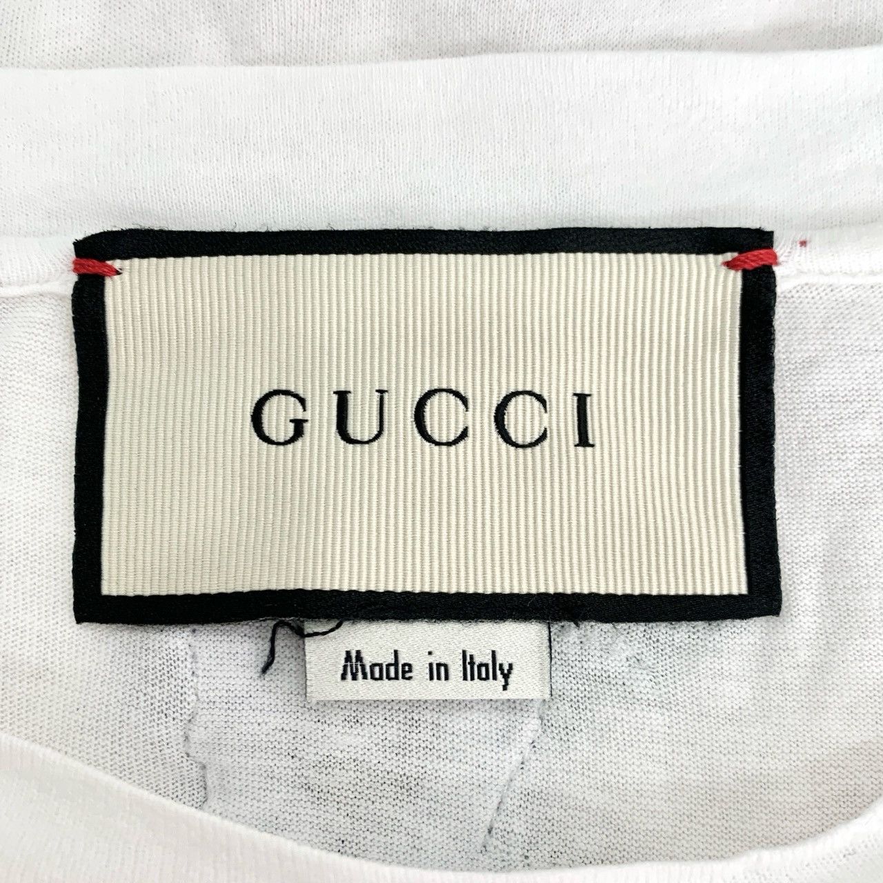 Gucci Gucci T-Shirt White Print Cotton Tee (Size XS) Size US XS / EU 42 / 0 - 2 Thumbnail