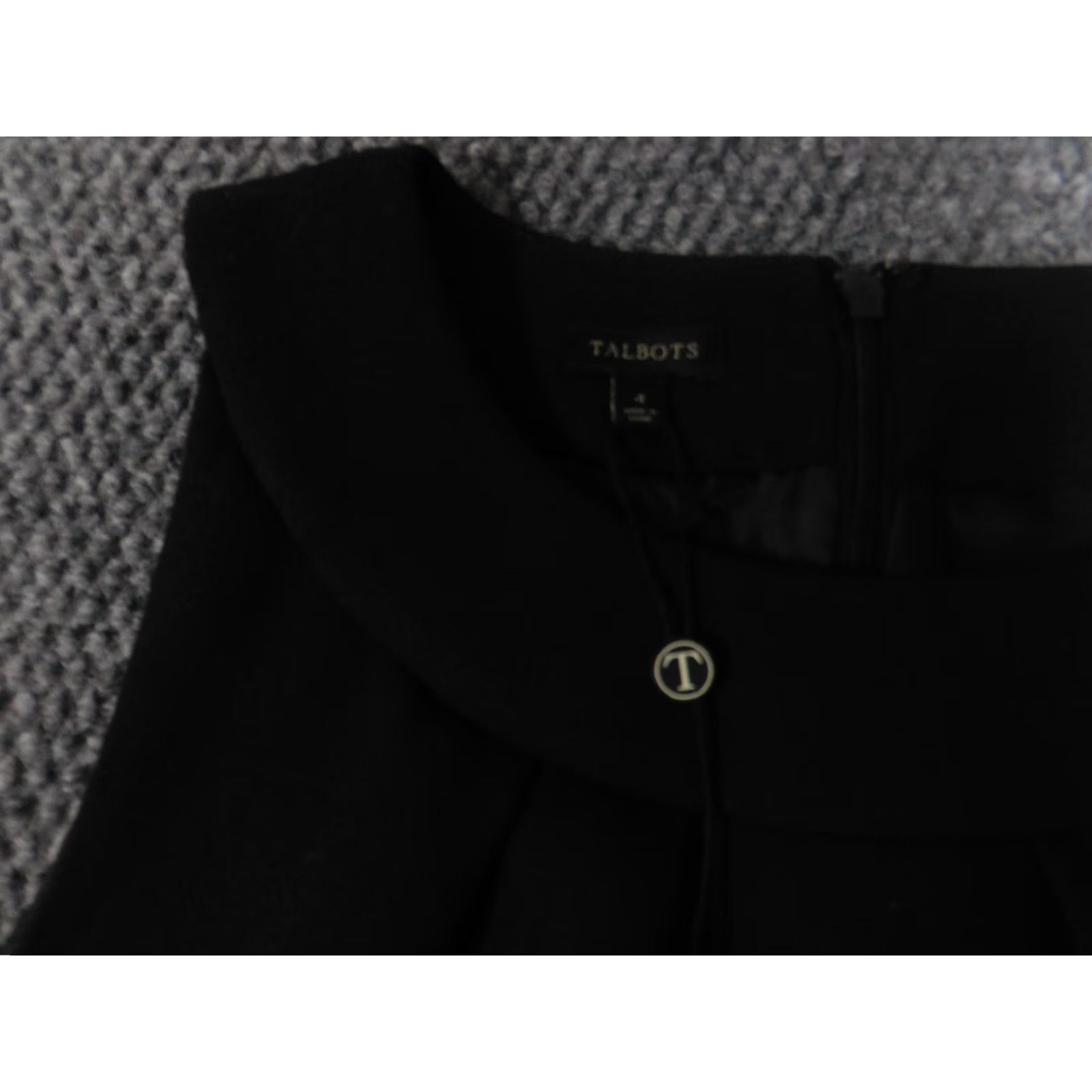 Talbots Talbots Womens Dress 4 black zip A-line Pullover Size S / US 4 / IT 40 - 7 Thumbnail
