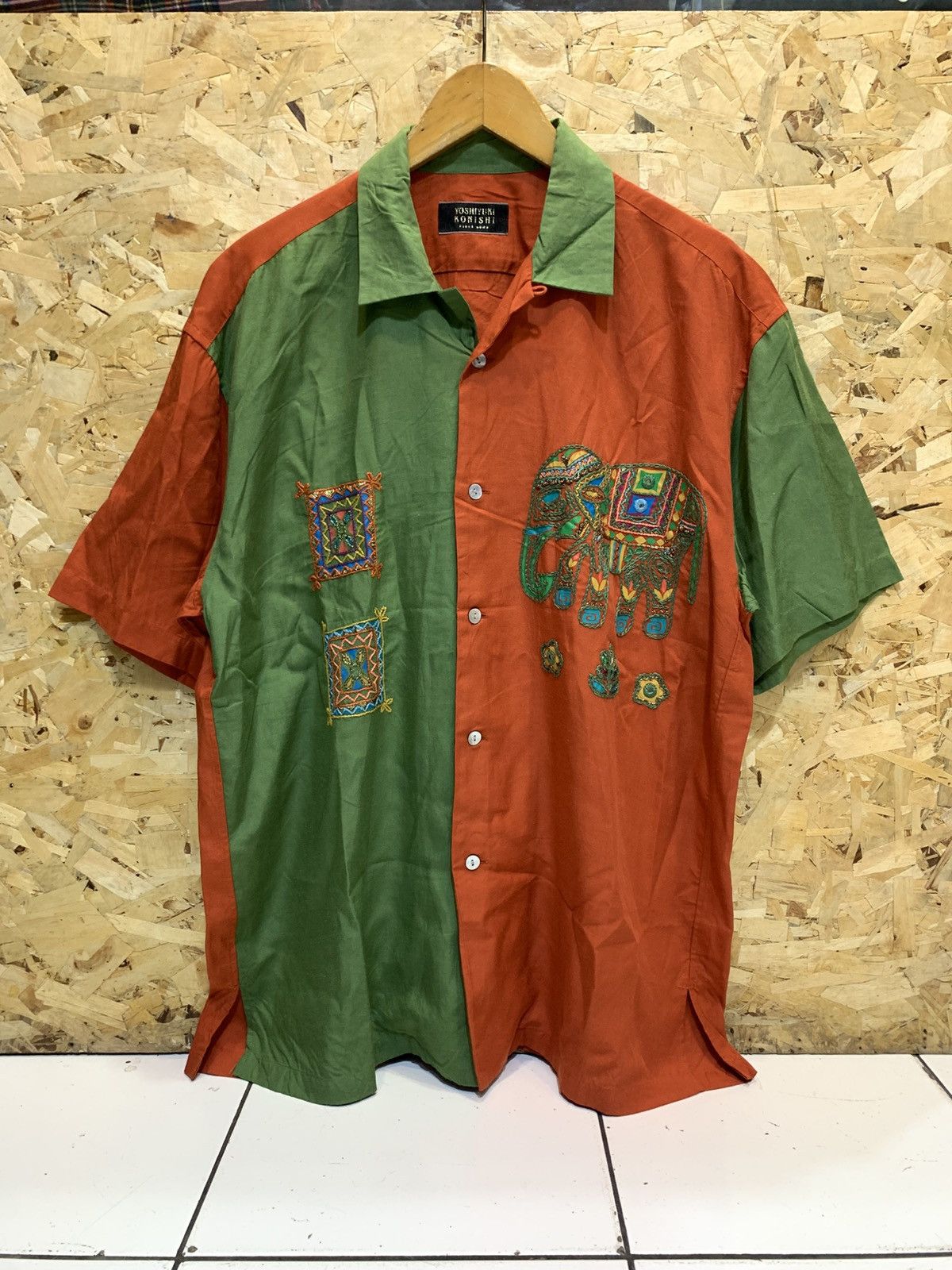 Yoshiyuki Konishi Yoshiyuki konishi rayon open collar shirt Size US L / EU 52-54 / 3 - 1 Thumbnail