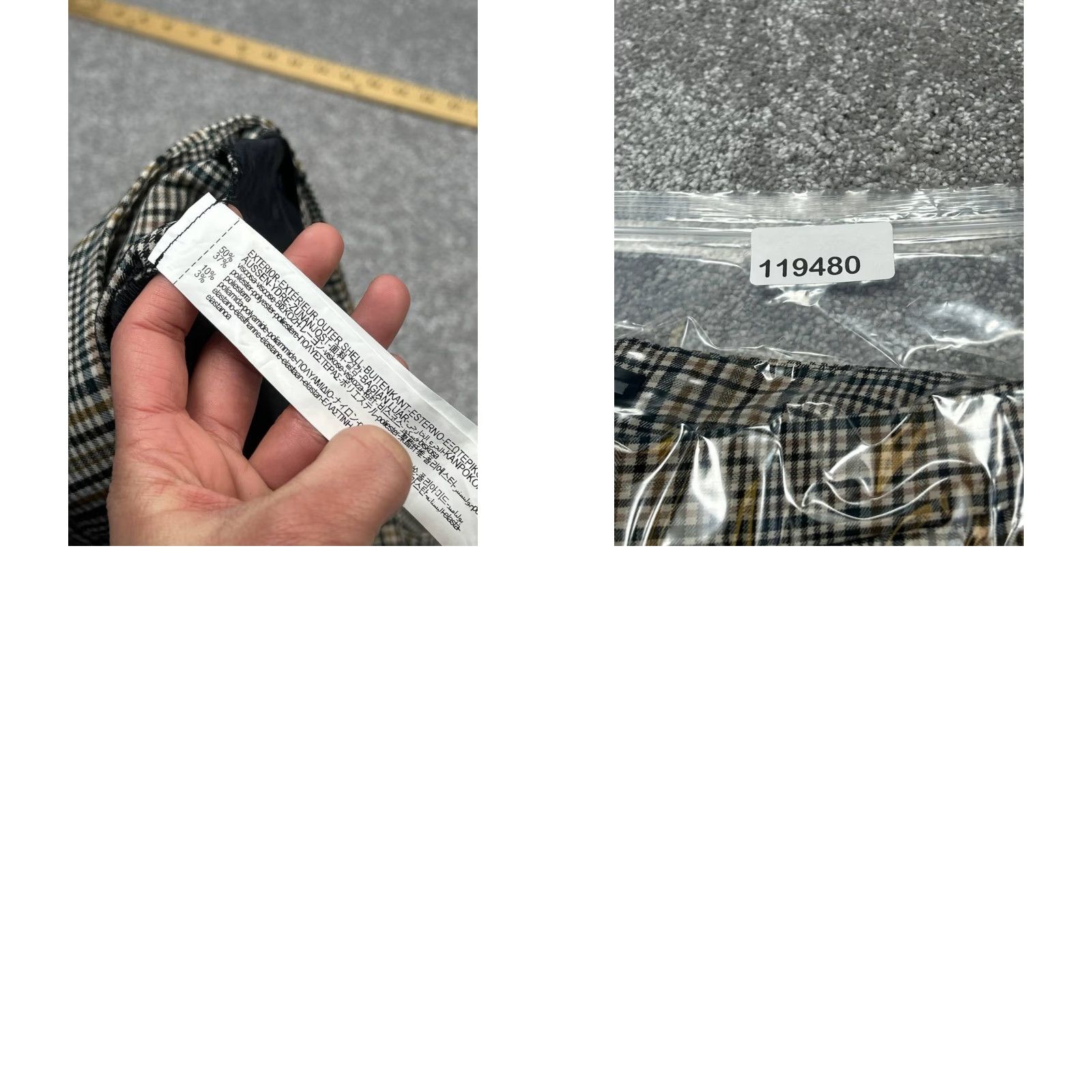 Zara Zara Dress Pants Womens M Multicolor Plaid Flannel Mid Rise Skinny Leg Dress Pants City Modern Casual Formal Size 32" / US 10 / IT 46 - 8 Thumbnail