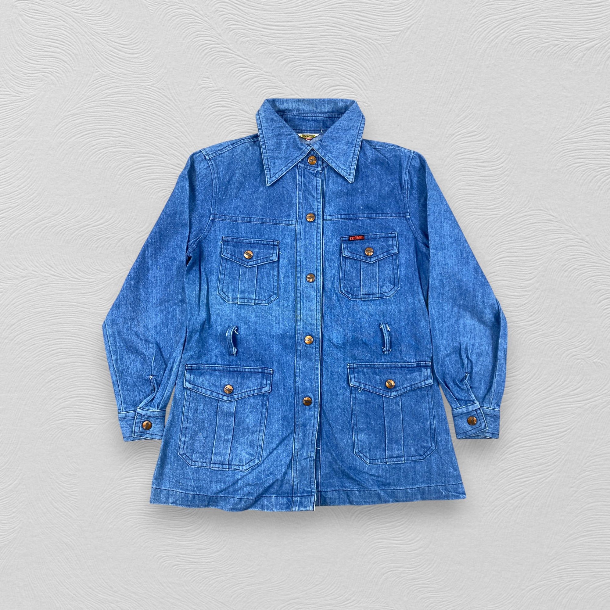 If Six Was Nine Vintage Cosmo Chore Jacket- J249 Size US S / EU 44-46 / 1 - 1 Thumbnail