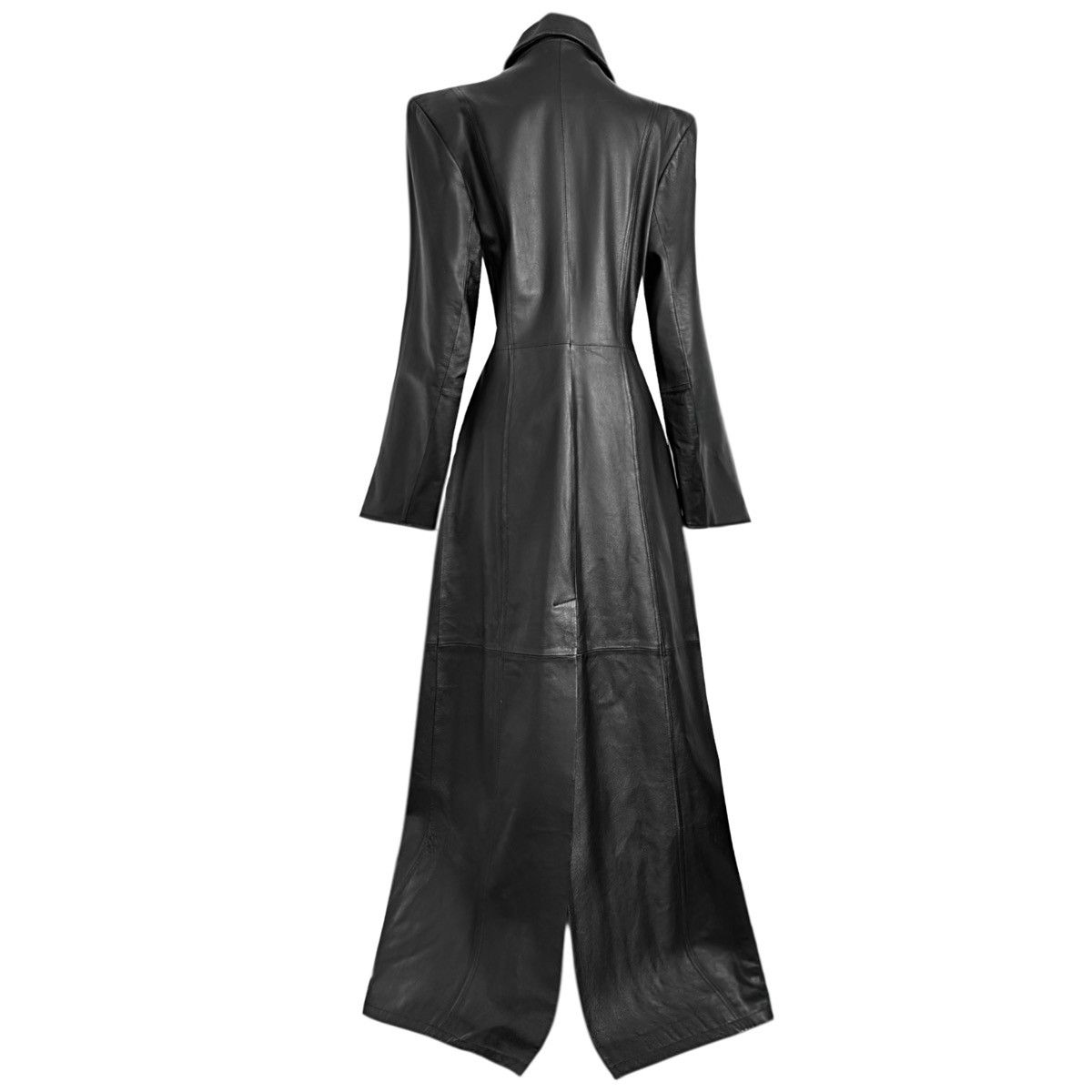 Vintage Iconic super long matrix leather coat Size M / US 6-8 / IT 42-44 - 2 Thumbnail