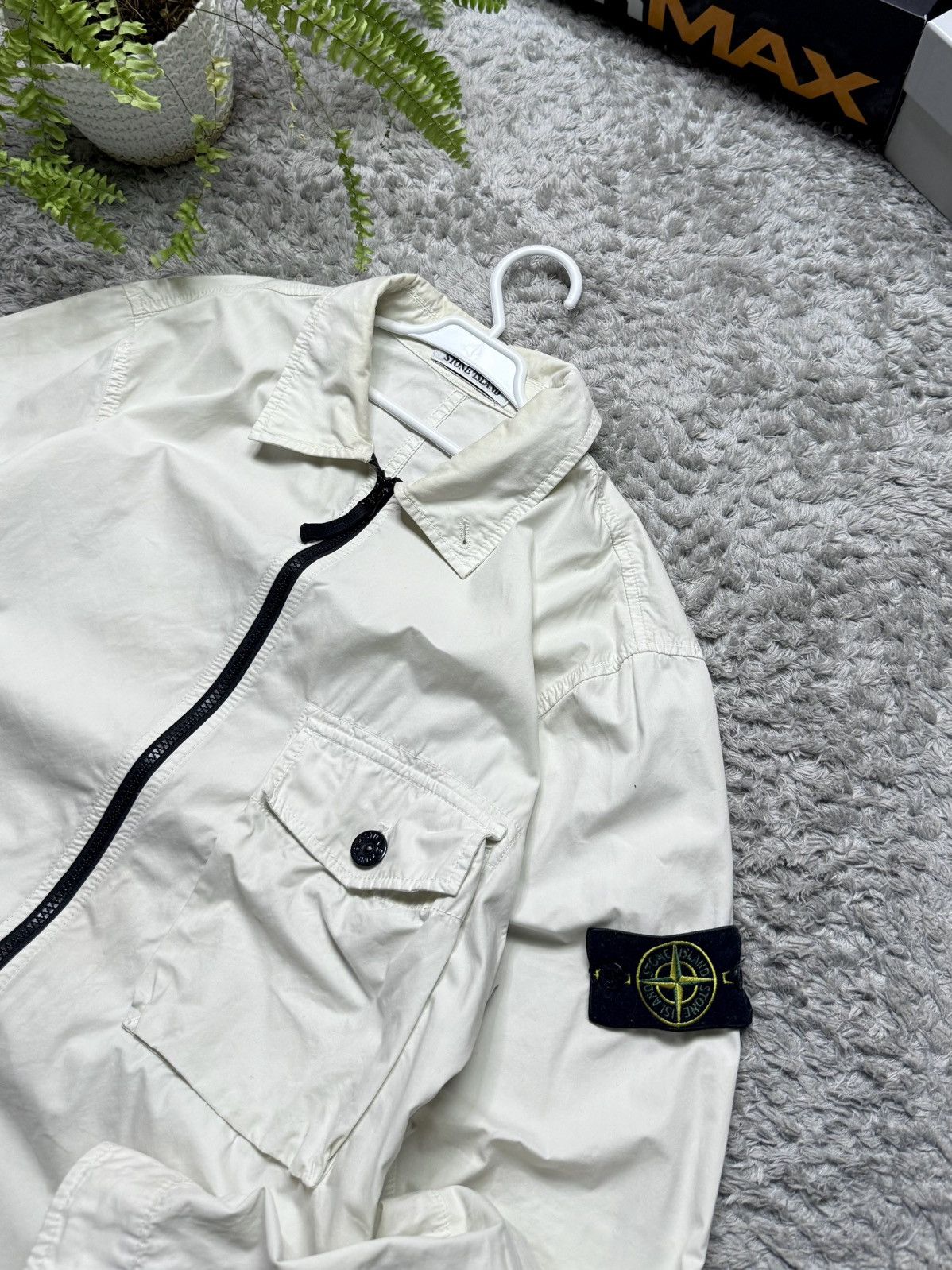 Stone Island Stone Island Jacket Over Shirt Vintage 00s Streetwear Drill Size US L / EU 52-54 / 3 - 3 Thumbnail