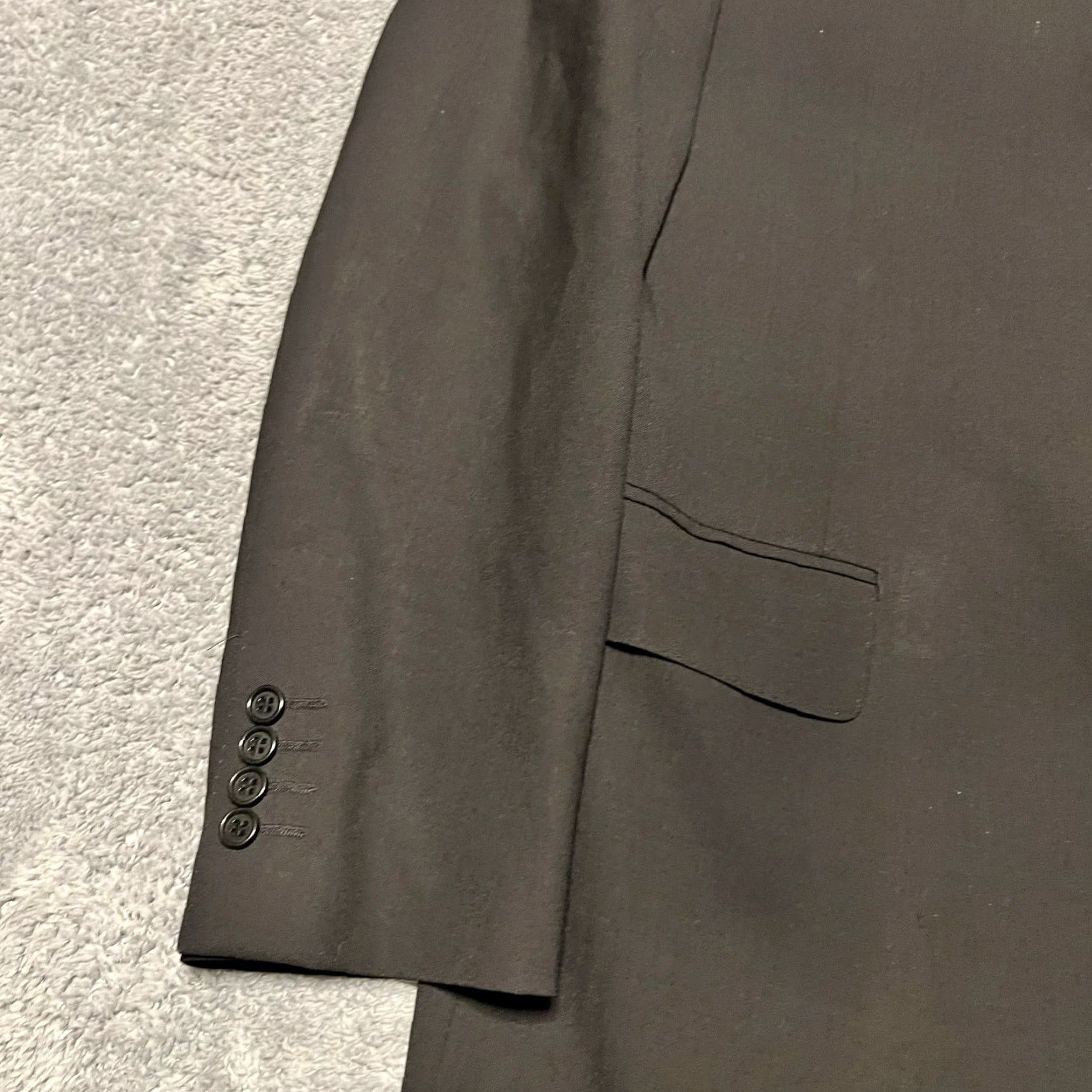 Canali Canali Blazer Sport Coat Mens 40 Black Wool 3 Buttons Made In Italy Jacket Coat Mens Size 40R - 2 Thumbnail