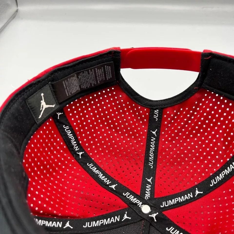 Jordan Brand Air Jordan Hat Men Perforated Embroidered Logo Snap Back Size ONE SIZE - 4 Thumbnail