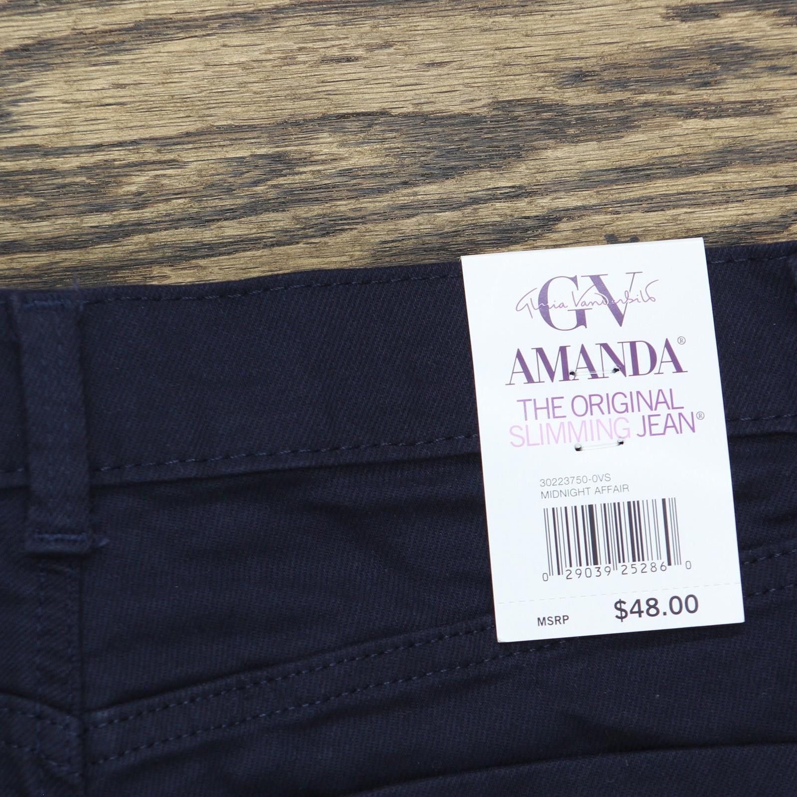 Other Nwt Gloria Vanderbilt Jeans 30223750 Midnight Affair Blue 8 Size 30" / US 8 / IT 44 - 3 Thumbnail