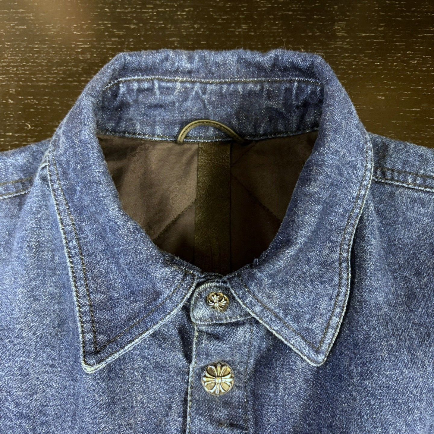 Chrome Hearts Work Dog Denim Shirt Jacket Size US L / EU 52-54 / 3 - 3 Thumbnail