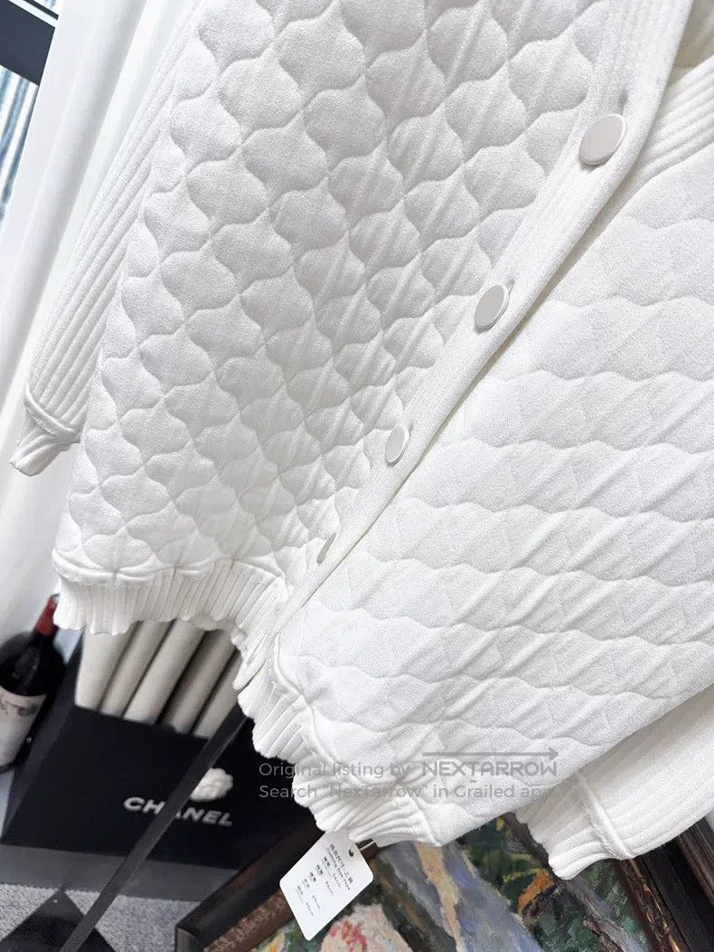 Fendi Fendi White Diamond Pattern Printed Oversized Knitted Jack Size XS / US 0-2 / IT 36-38 - 7 Thumbnail