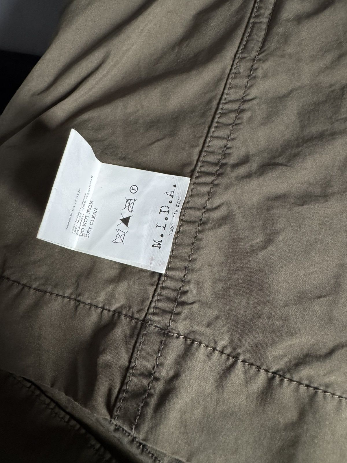 Beams Japan M.I.D.A x Beams Japan Olive Nylon Short M-65 2 in1 Jacket 48 Size US M / EU 48-50 / 2 - 17 Thumbnail
