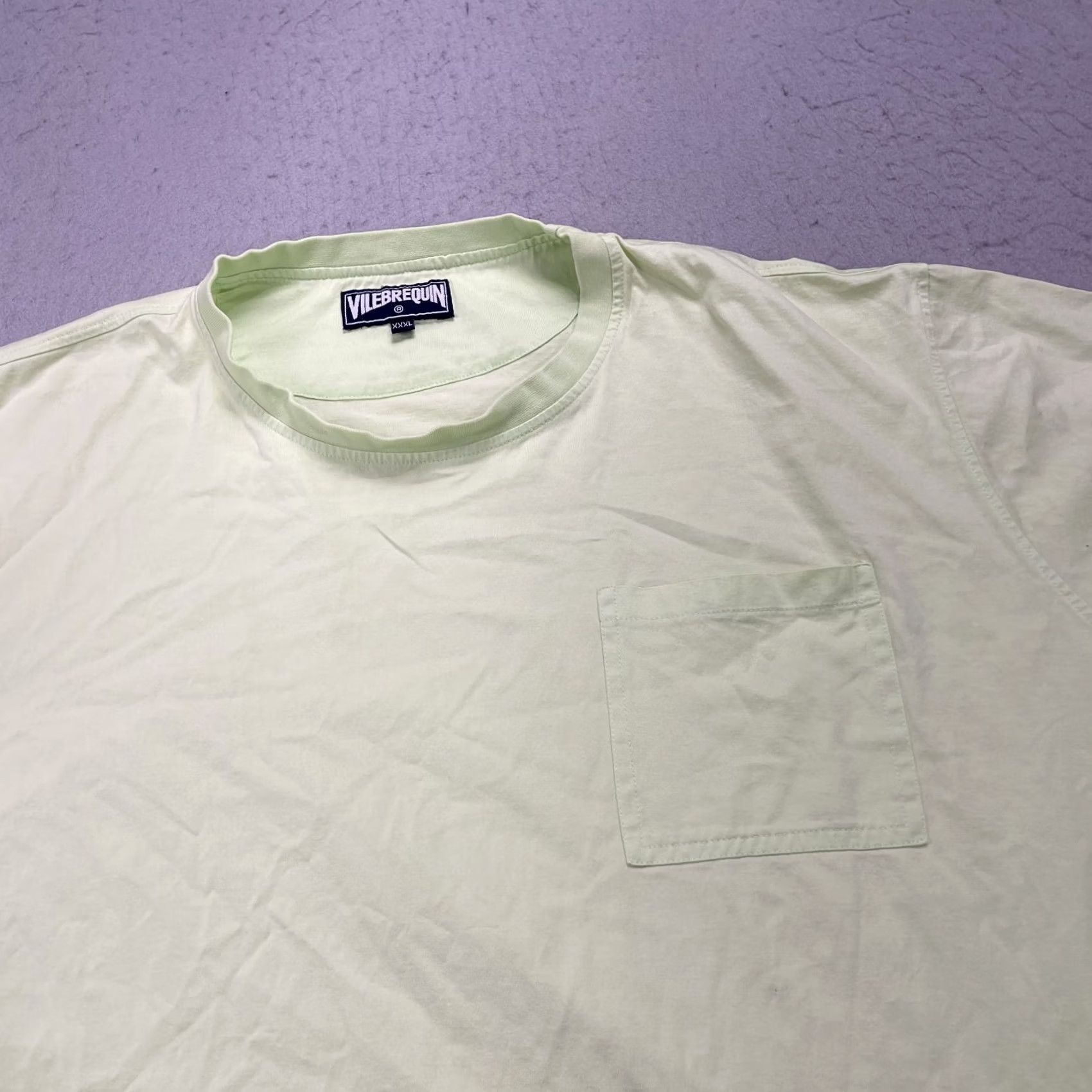 Vilebrequin Vilebrequin Shirt Mens 3XL Green 100% Mercerized Cotton Pocket Tee Casual Size US XXL / EU 58 / 5 - 3 Thumbnail