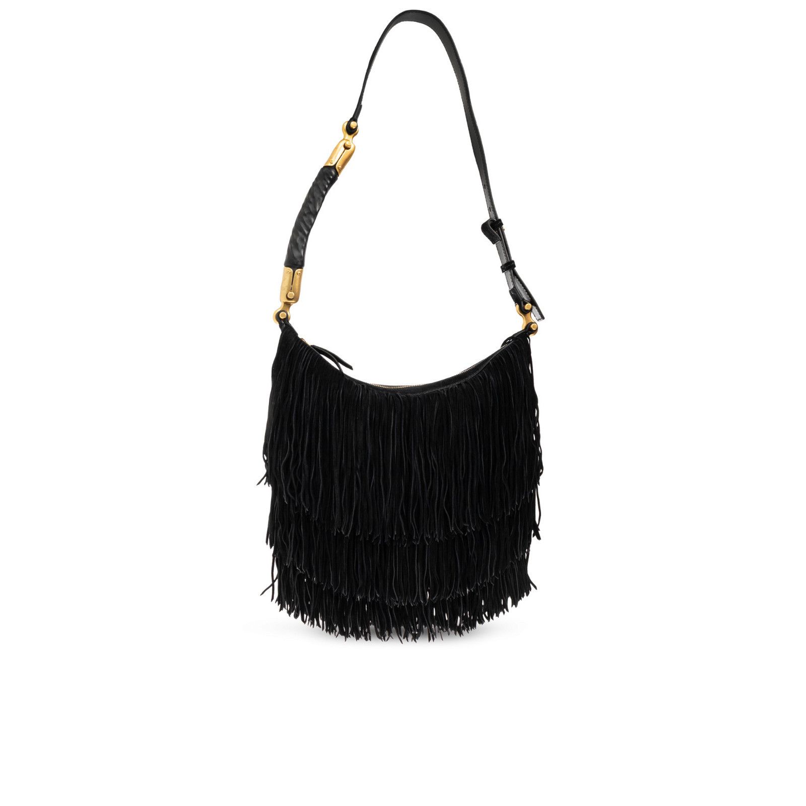 Balmain BALMAIN Ebene Hobo Medium Black Shoulder Bag New & Authentic Size ONE SIZE - 1 Thumbnail