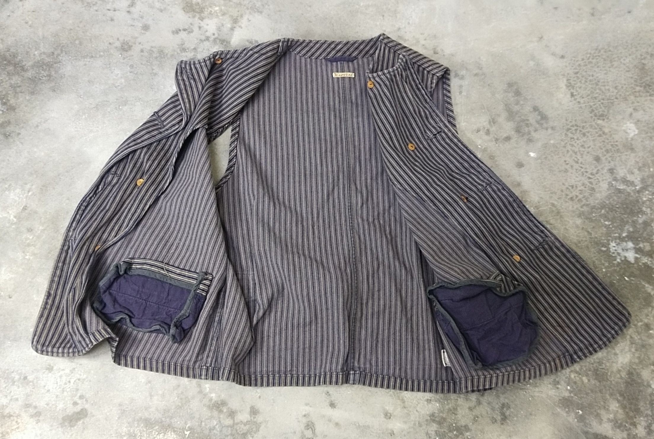 Other Final Drop Kapital Hickory Stripe Vest M Size M / US 6-8 / IT 42-44 - 7 Thumbnail