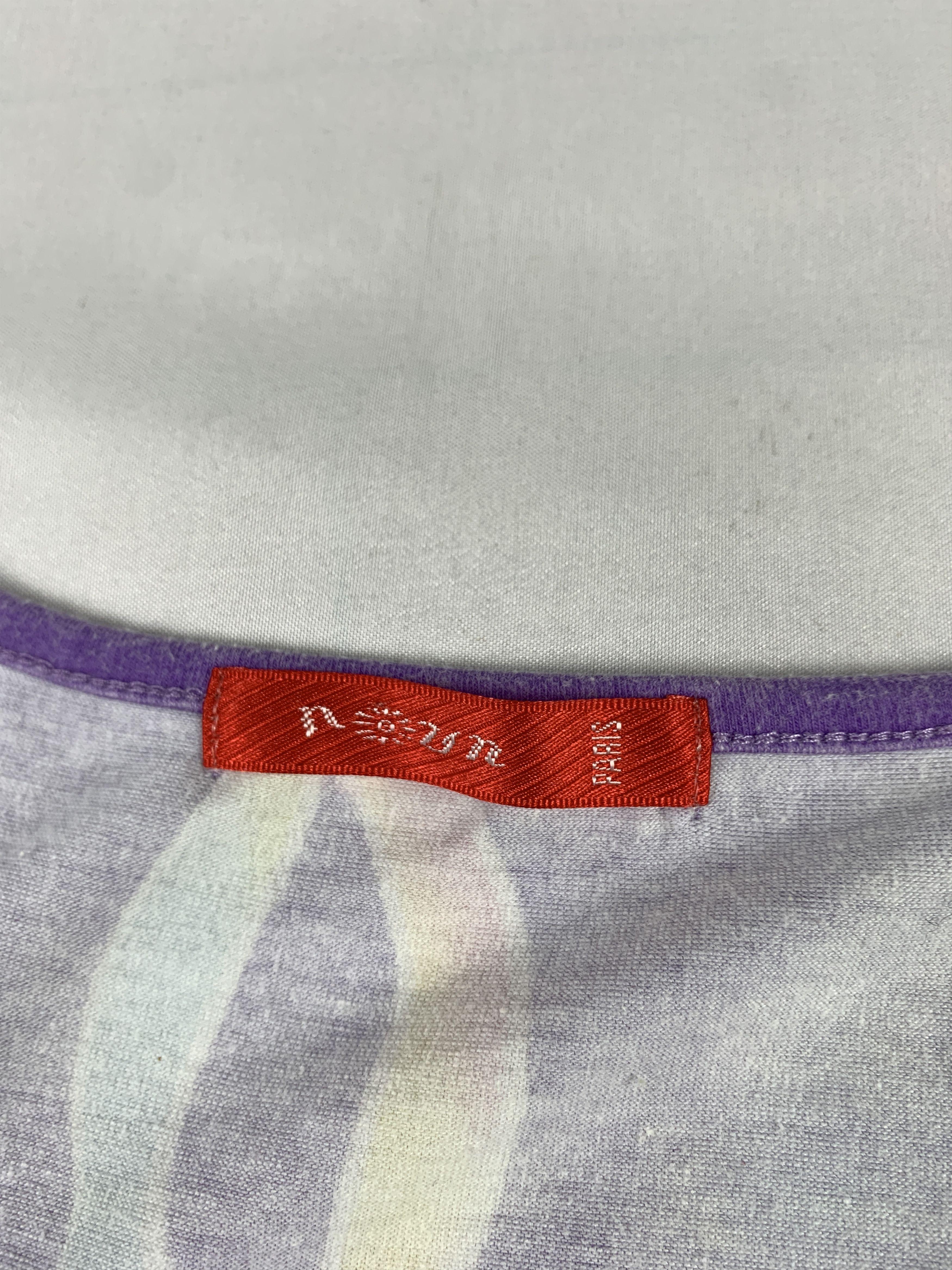 Japanese Brand Noun Paris Purple Flower Tee (M) Size M / US 6-8 / IT 42-44 - 8 Thumbnail