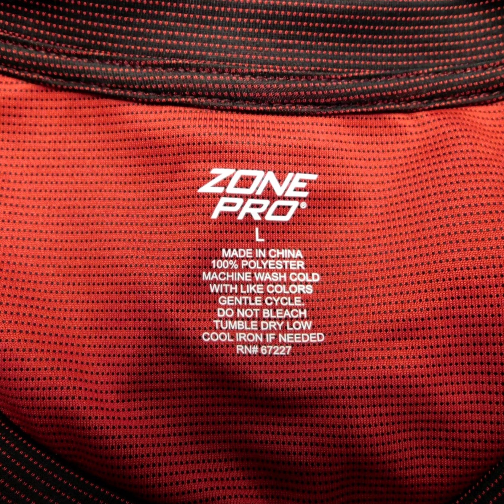 Vintage Zone Pro Sport T-Shirt Men Short Sleeve Crew Neck Red Large Size US L / EU 52-54 / 3 - 3 Thumbnail