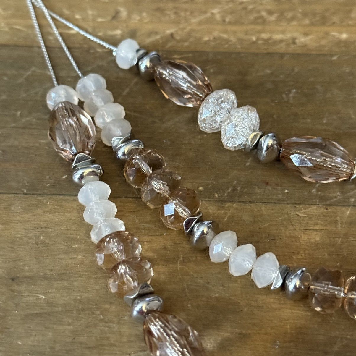 Other NY Collection triple strand layered bead necklace Size ONE SIZE - 4 Thumbnail