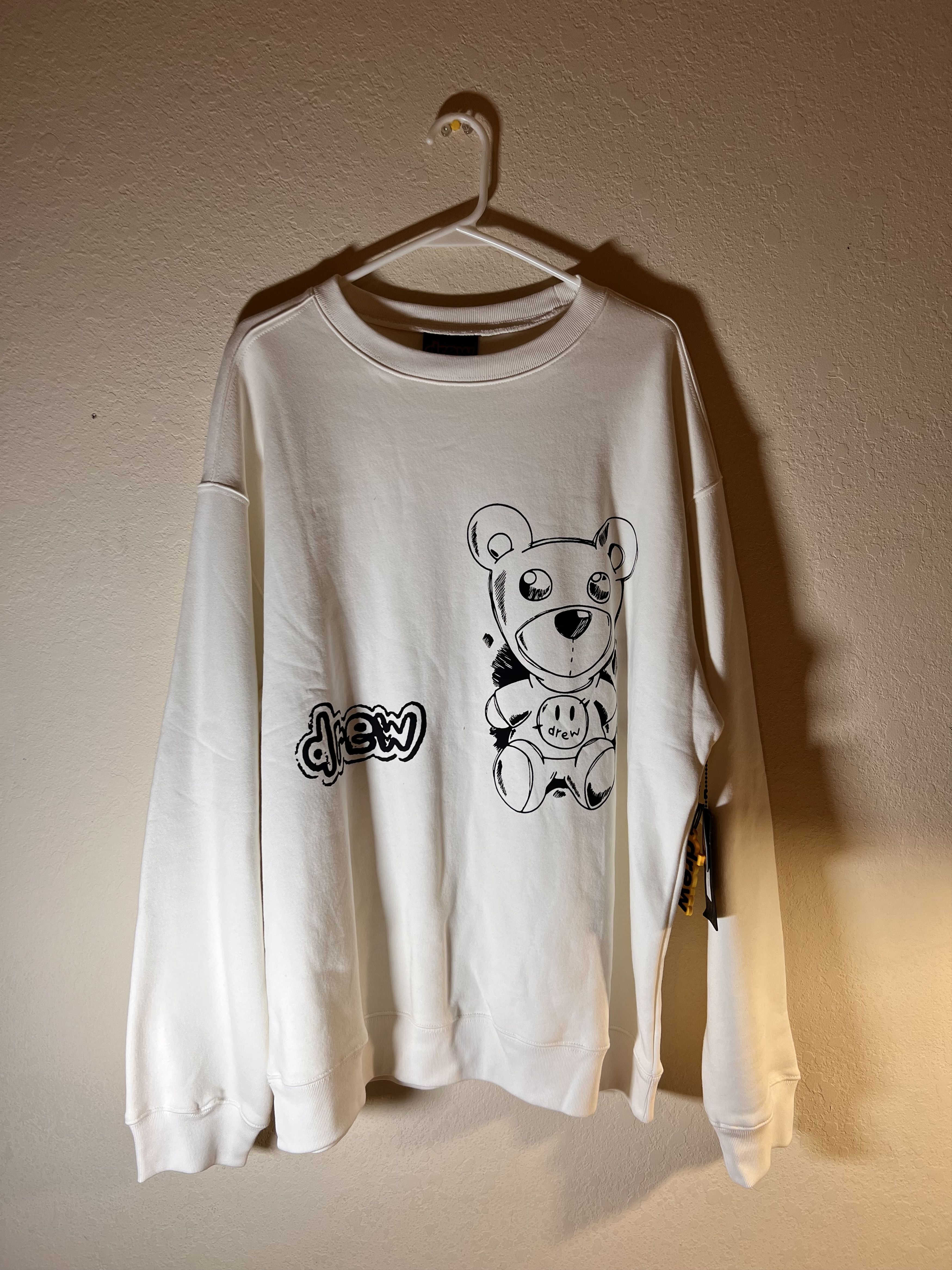 Drew house mascot crewneck - off white M（Drew House Mascot Hoodie  