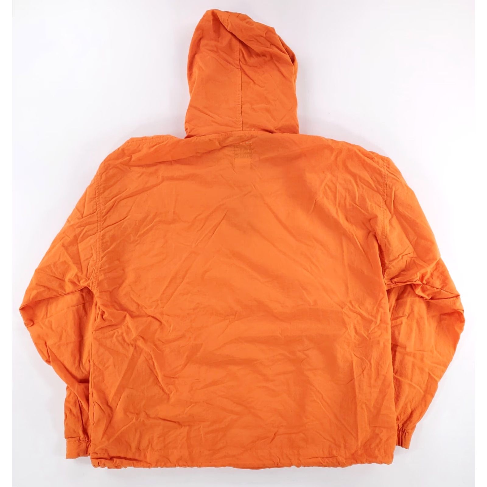 Gap Gap Anorak Windbreaker Jacket Hooded Orange L Mens Long Sleeve Pullover Nylon Orange Aloha Windbreaker Jacket Mens L Size US L / EU 52-54 / 3 - 4 Thumbnail