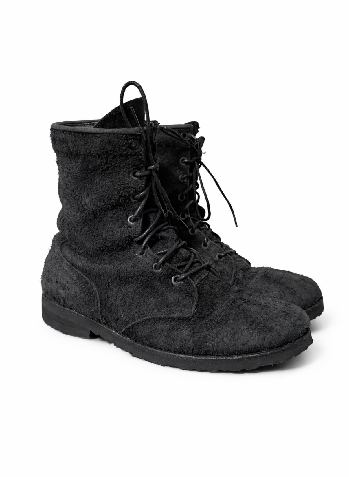 Rick Owens Rick Owens Laced Combat Boots Size US 8.5 / EU 41-42 - 1 Thumbnail