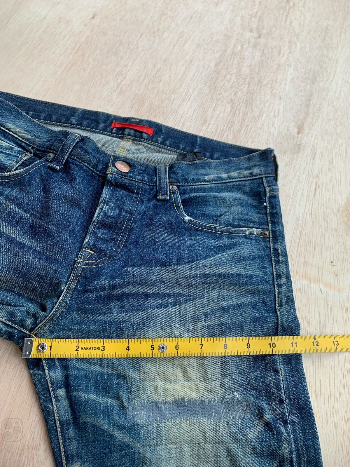 Hysteric Glamour × If Six Was Nine × Japanese Brand Distressed Denim Red Card Ifsixwasnine Style Denim Jeans Size US 30 / EU 46 - 10 Thumbnail