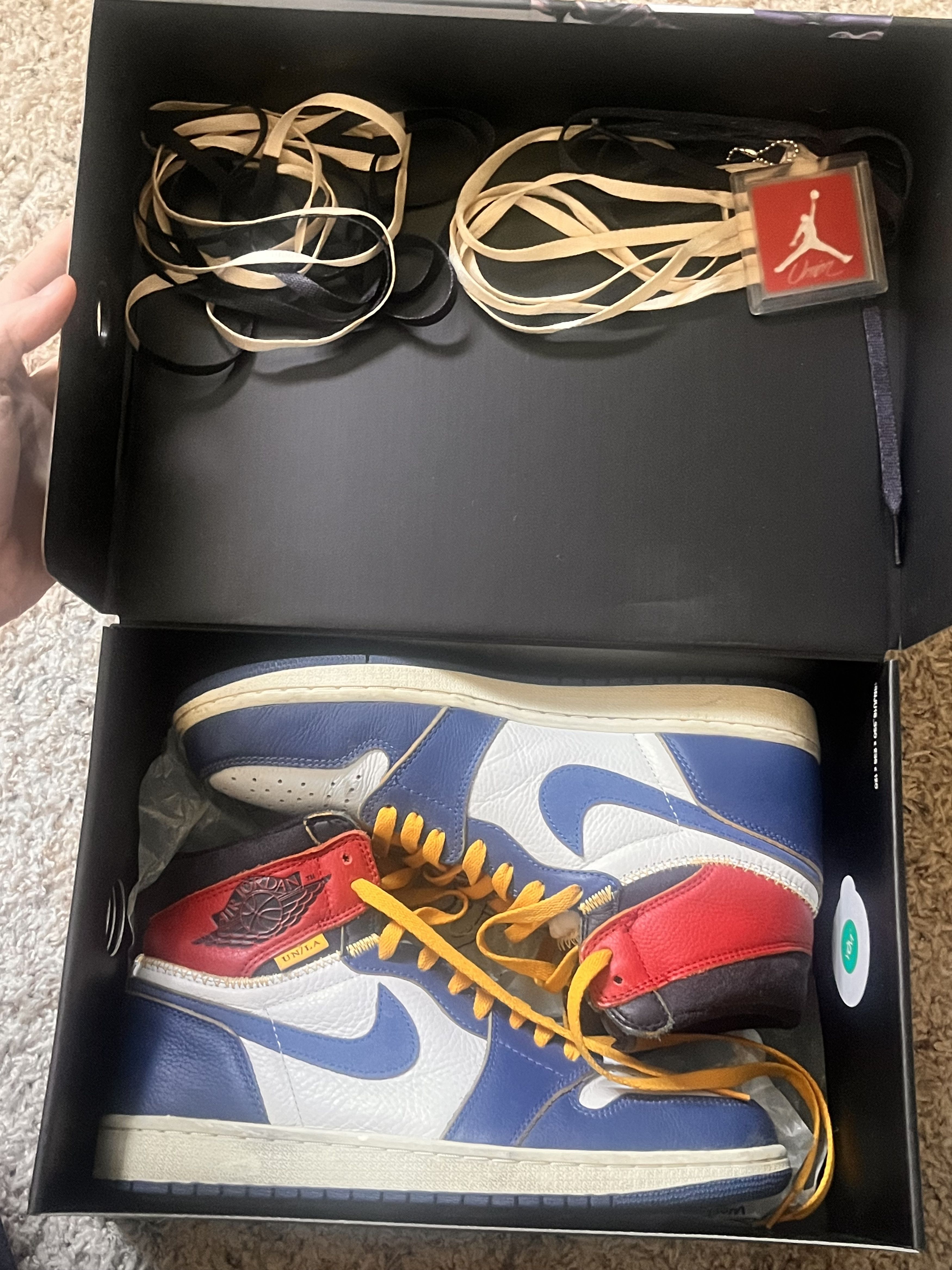 Nike × Union LA Nike x Union LA Jordan 1 ‘Blue Toe’ Size 10 Size US 10 / EU 43 - 7 Thumbnail