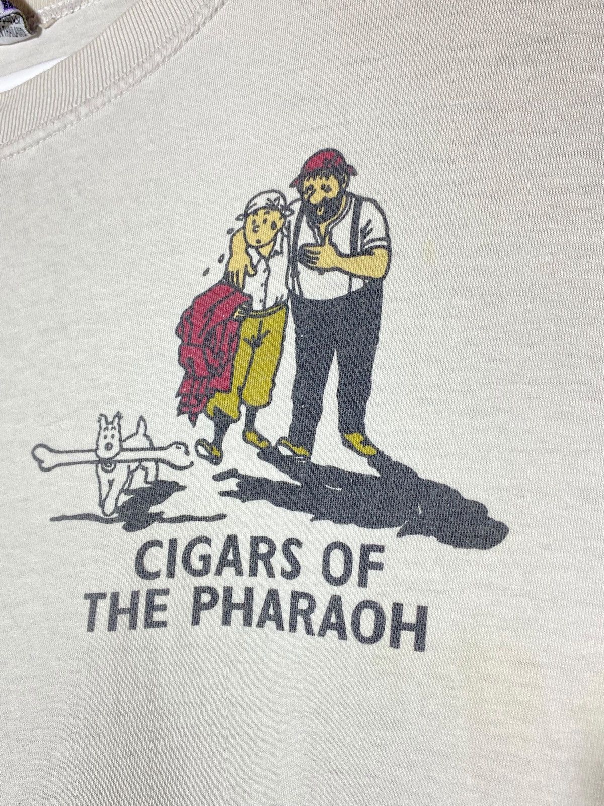 Cartoon Network Vintage Cartoon The Adventure Tintin Cigars Of The Pharaoh Size US M / EU 48-50 / 2 - 6 Thumbnail