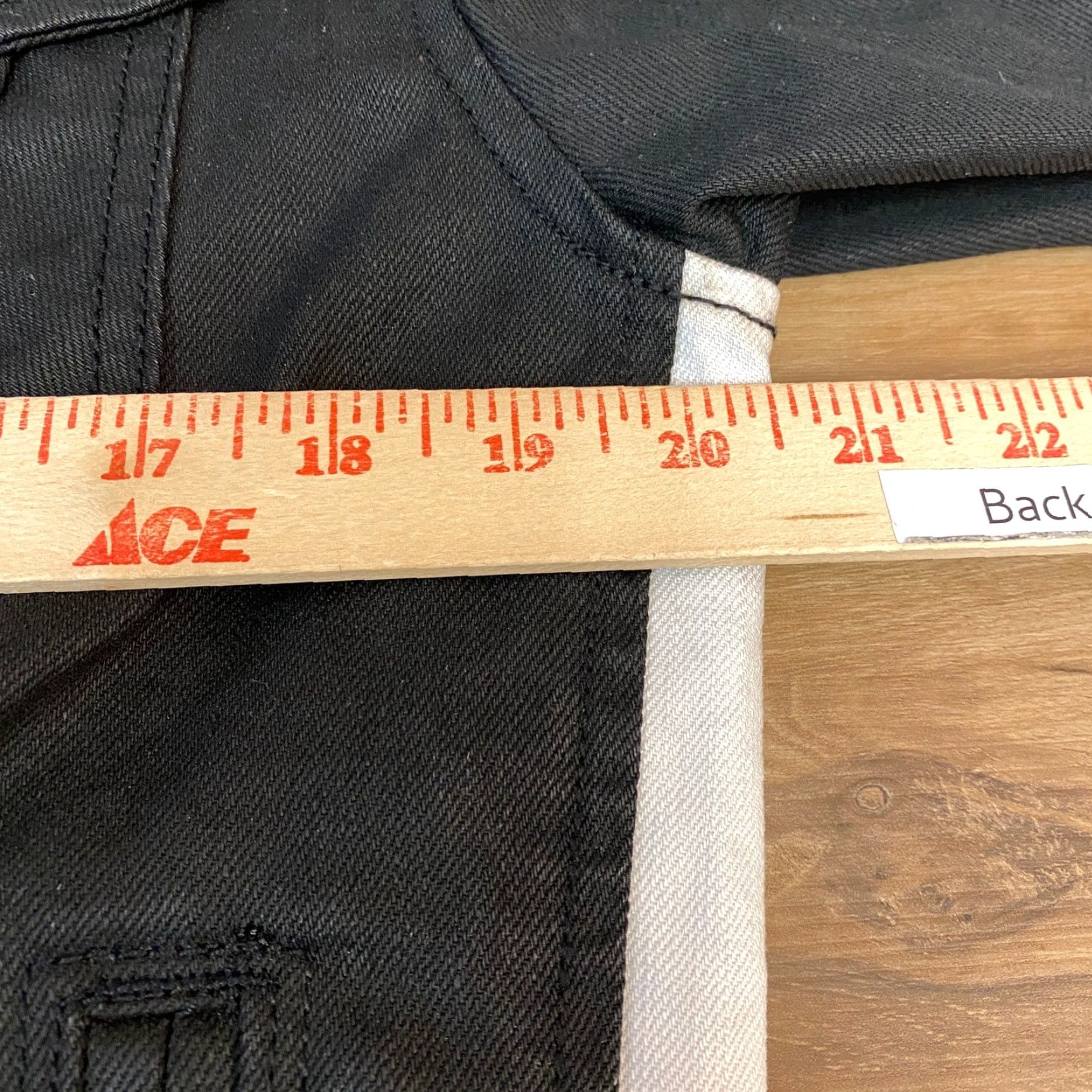 Denime AKOO Denim Jacket Mens Large Moto Streetwear Trucker Size US L / EU 52-54 / 3 - 7 Thumbnail