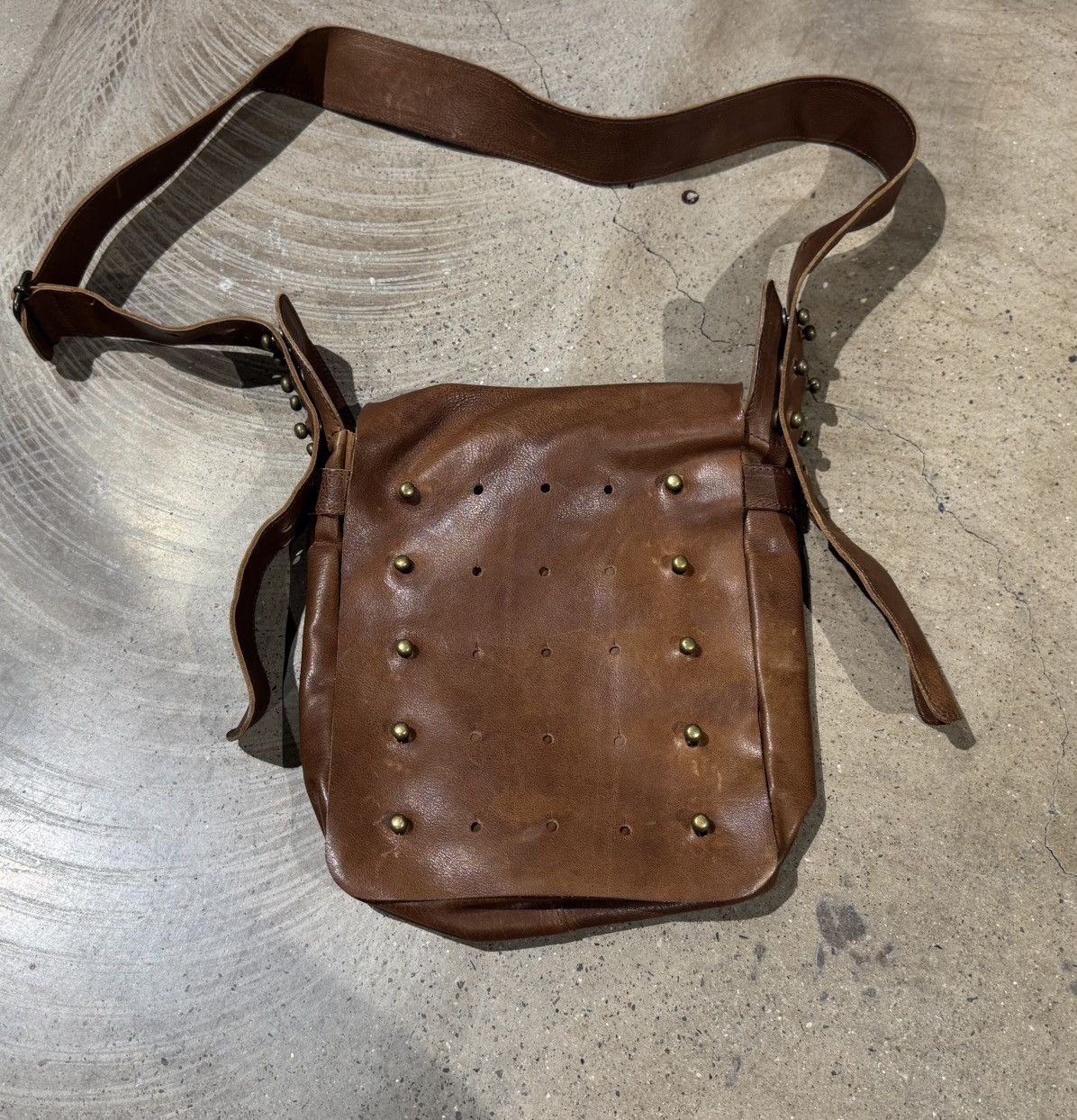 Maison Margiela Maison Martin Margiela Rivet Leather Crossbody Bag Size ONE SIZE - 3 Thumbnail