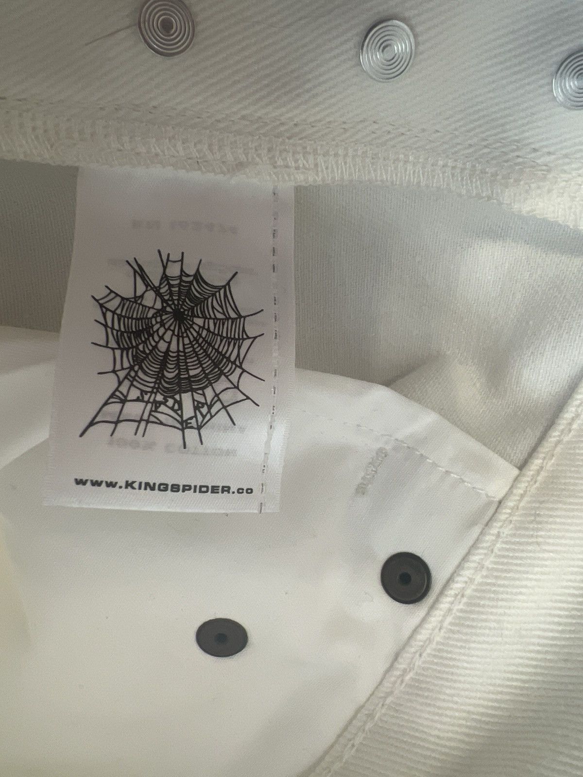 Sp5der SP5DER V3 LOGO WHITE DENIM SHORT Size US 30 / EU 46 - 6 Thumbnail