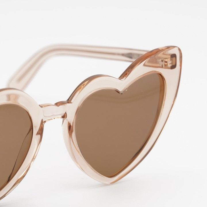 Saint Laurent Paris Saint Laurent SL181 LOU LOU 020 Sunglasses Nude Heart Frame Size ONE SIZE - 5 Thumbnail