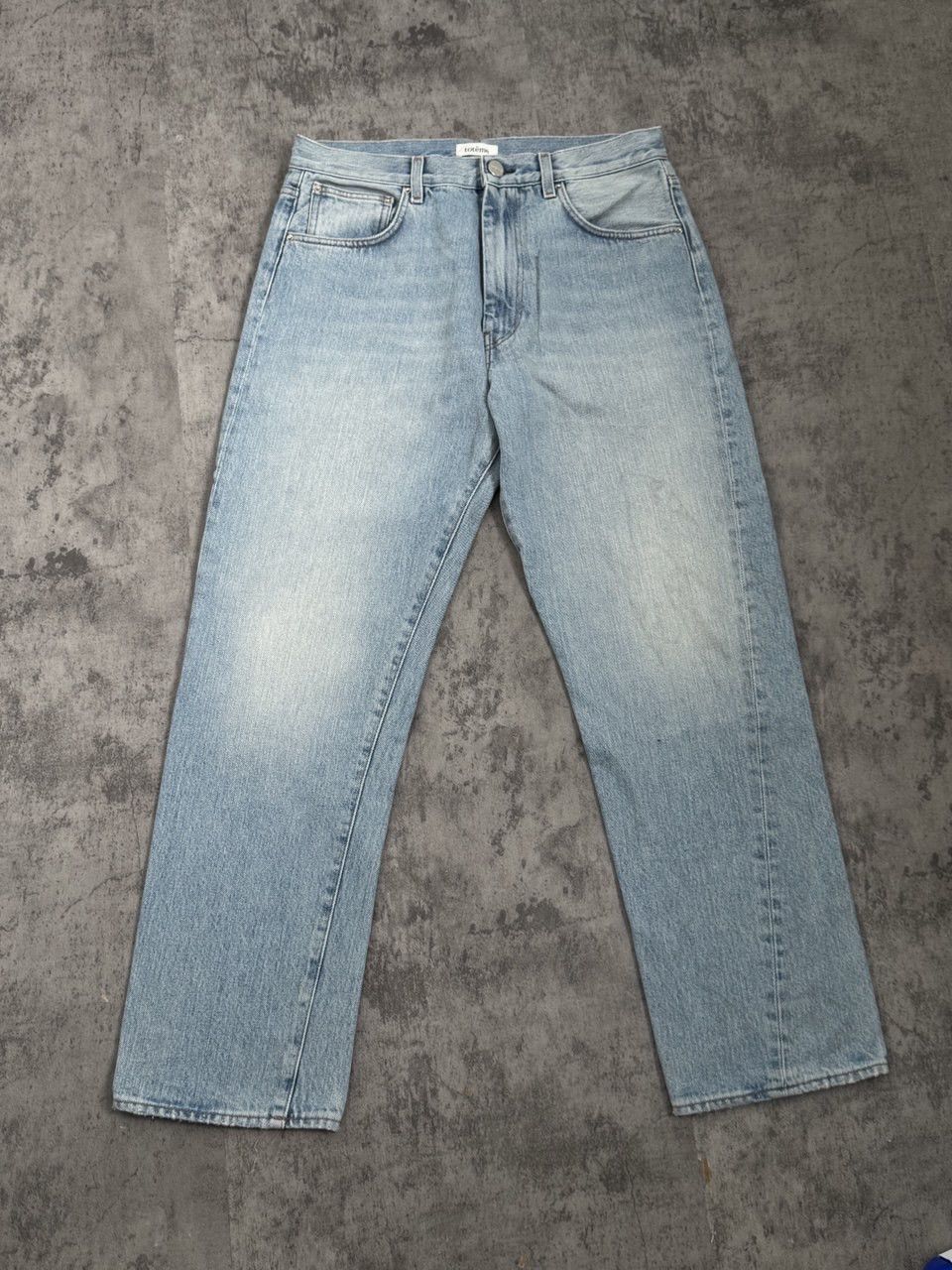 Other Toteme Blue Washed Denim Jeans Size US 32 / EU 48 - 1 Thumbnail