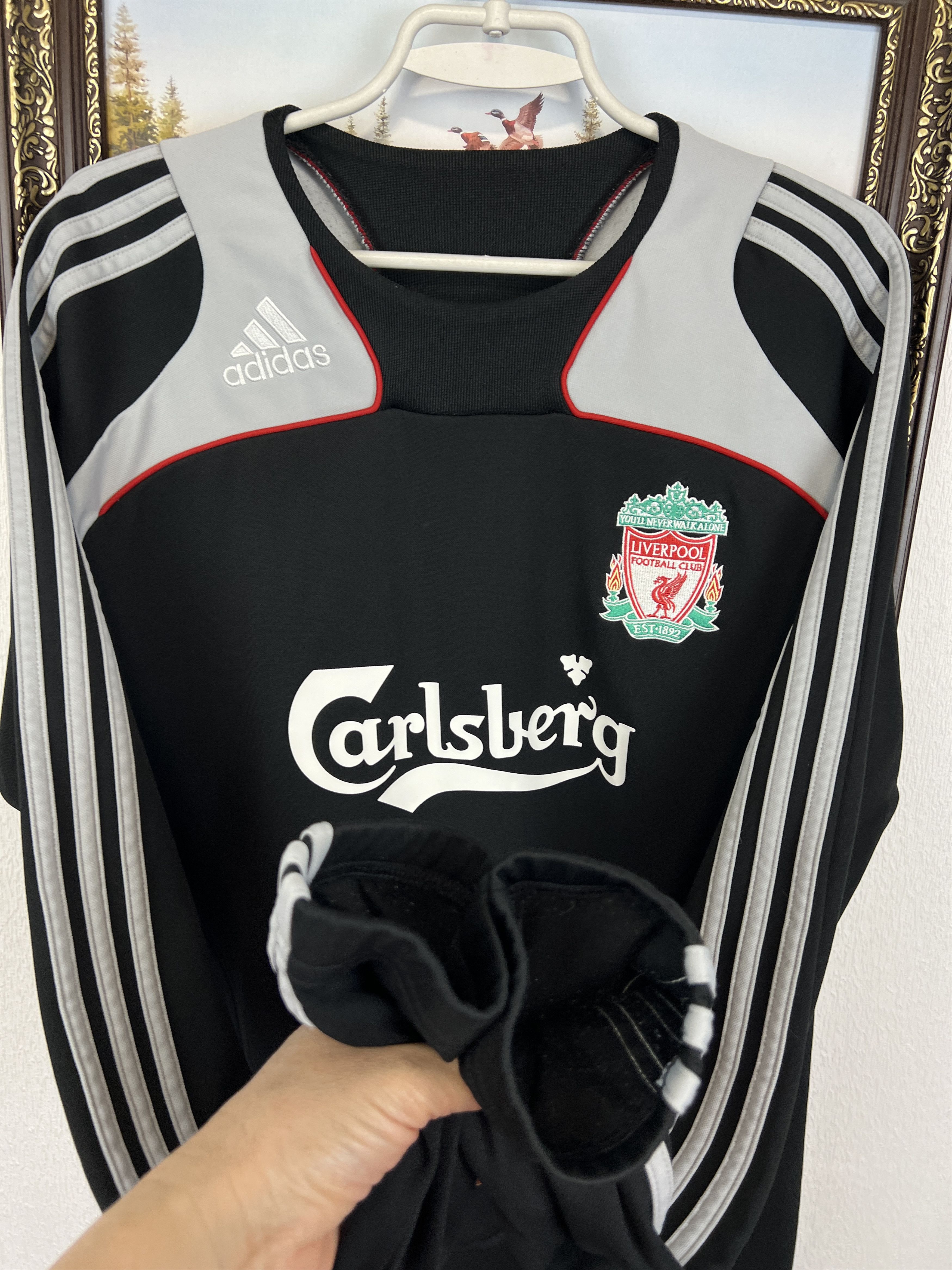 Adidas Vintage Liverpool Football Sweatshirt Soccer Jacket Crewneck Size US L / EU 52-54 / 3 - 5 Thumbnail