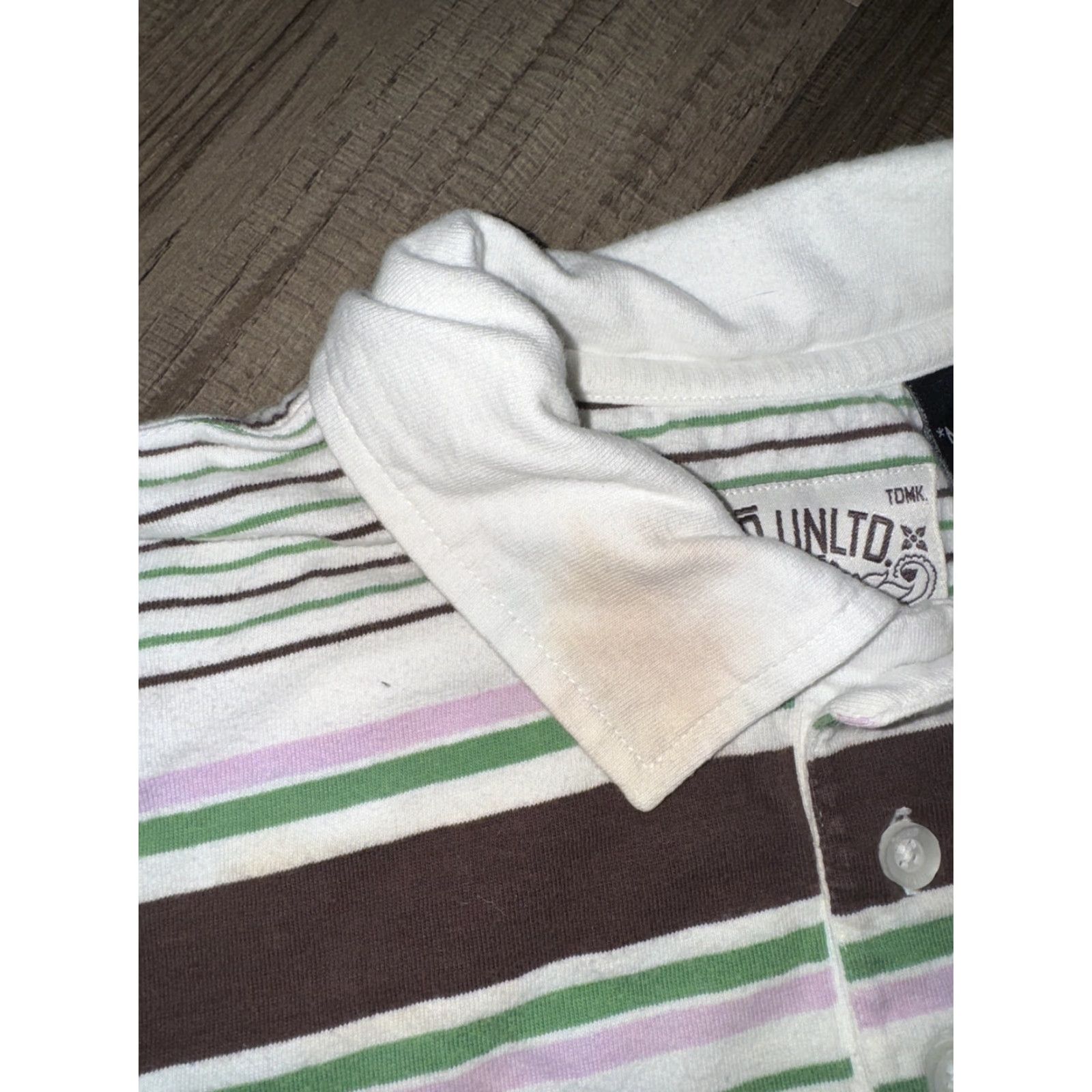 Ecko Unltd. VINTAGE Ecko Unltd Polo Shirt Stripes White M Mens Polo Shirt Medium 20.5x25.5 Size US M / EU 48-50 / 2 - 4 Thumbnail