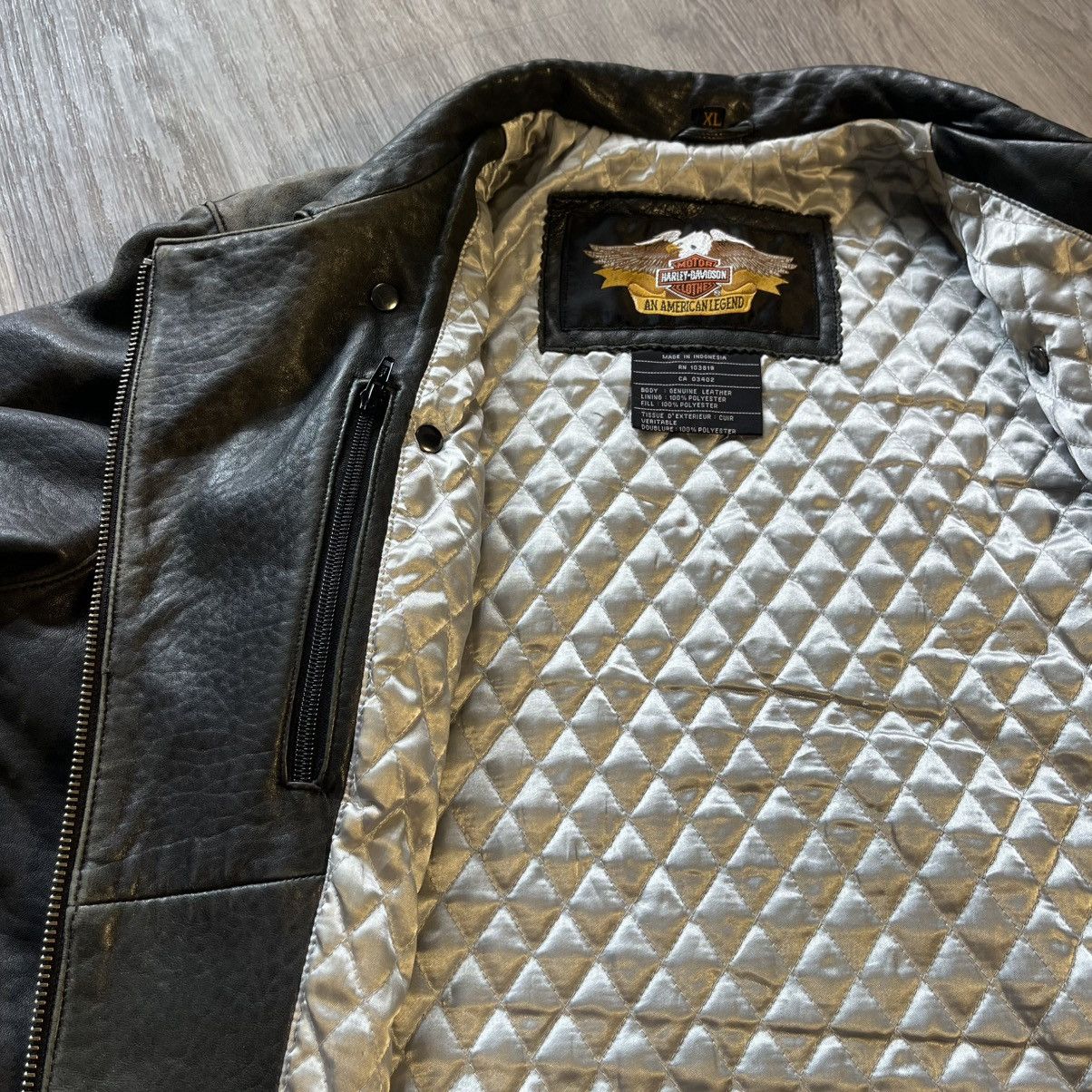Harley Davidson Vintage Harley Davidson Tribal Leather Jacket Size US S / EU 44-46 / 1 - 4 Thumbnail