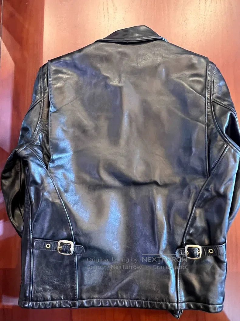 Schott Schott Leather coat Size US XXS / EU 40 - 4 Thumbnail